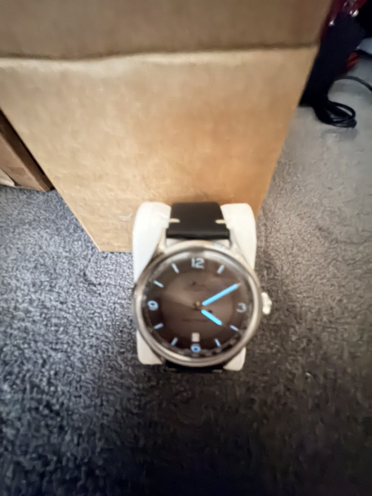 Mido Men's Multifort Anthracite 40mm Auto Watch On Leather Band Exc. Condition