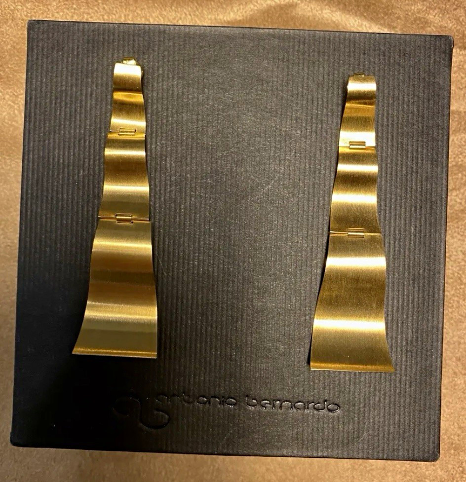 Antonio Bernardo Dunes Earrings Original Certificate