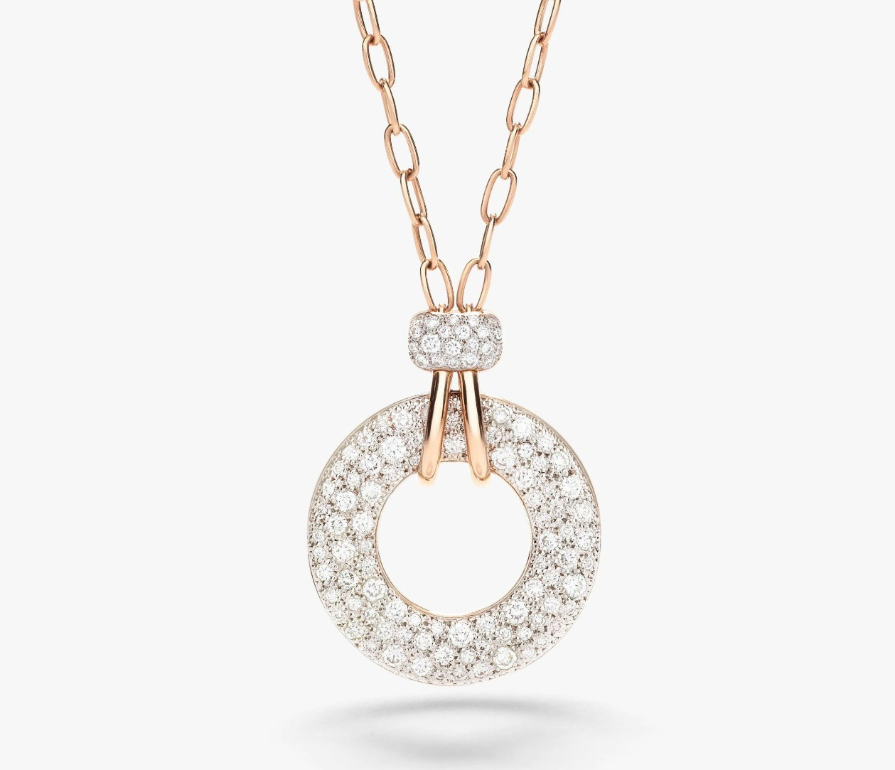 Pomellato Iconica VVS1 Moissanite Pendants,925 Sterling Silver Pendant for her