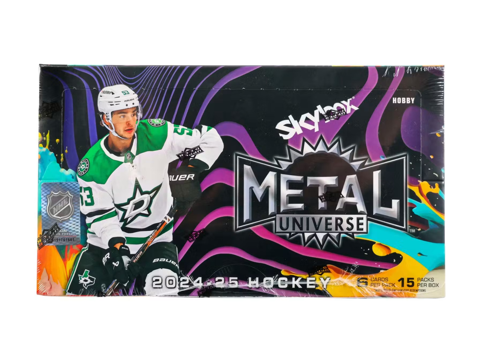 2024-25 SKYBOX METAL UNIVERSE HOCKEY - NHL - FACTORY SEALED HOBBY BOX 2024-25 SKYBOX METAL UNIVERSE HOCKEY - NHL - FACTORY SEALED HOBBY BOX