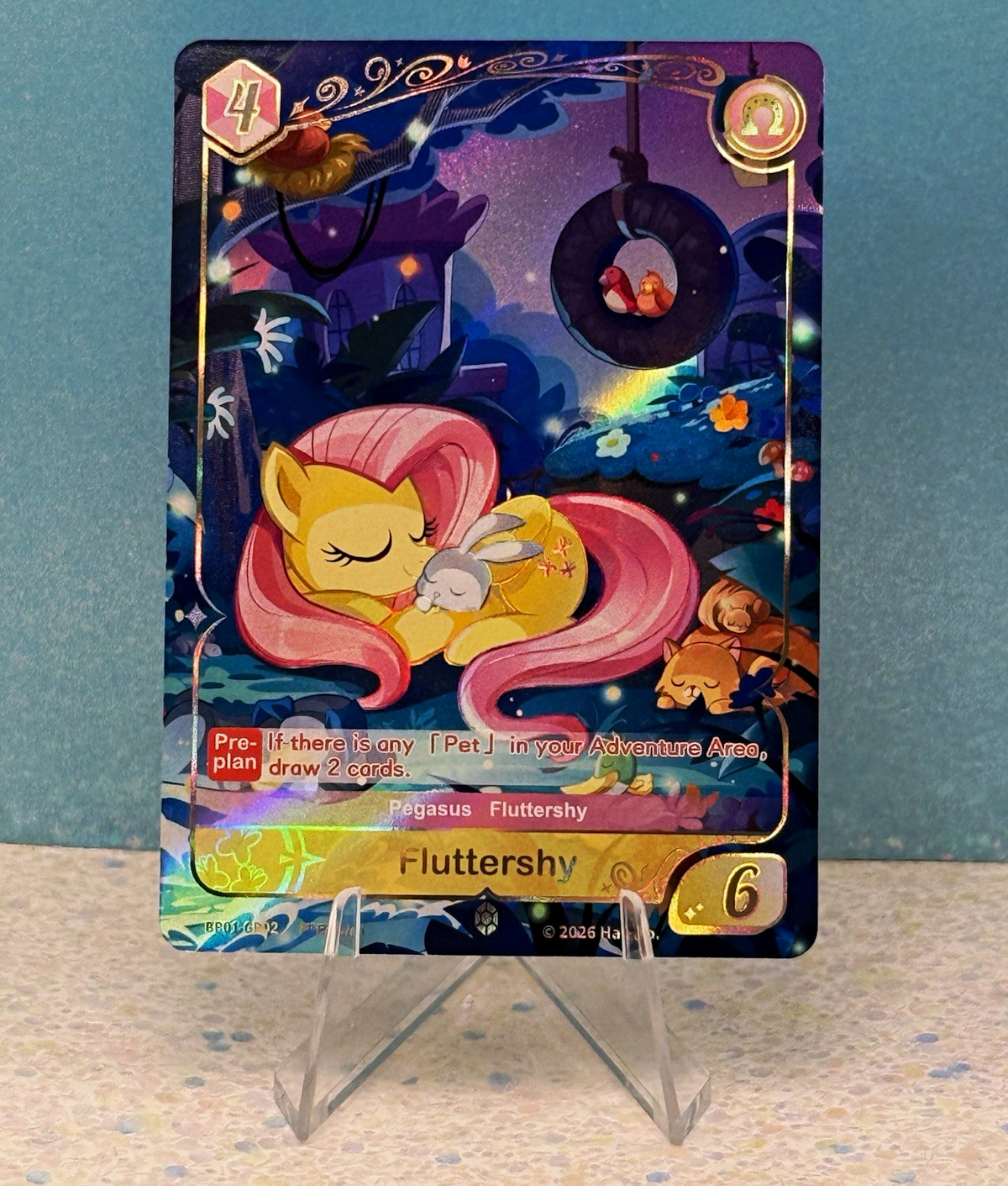 Kayou My Little Pony Fantasy Wonderland Fluttershy BP01-GR02 1st Edition Kayou My Little Pony Fantasy Wonderland Fluttershy BP01-GR02 1st Edition