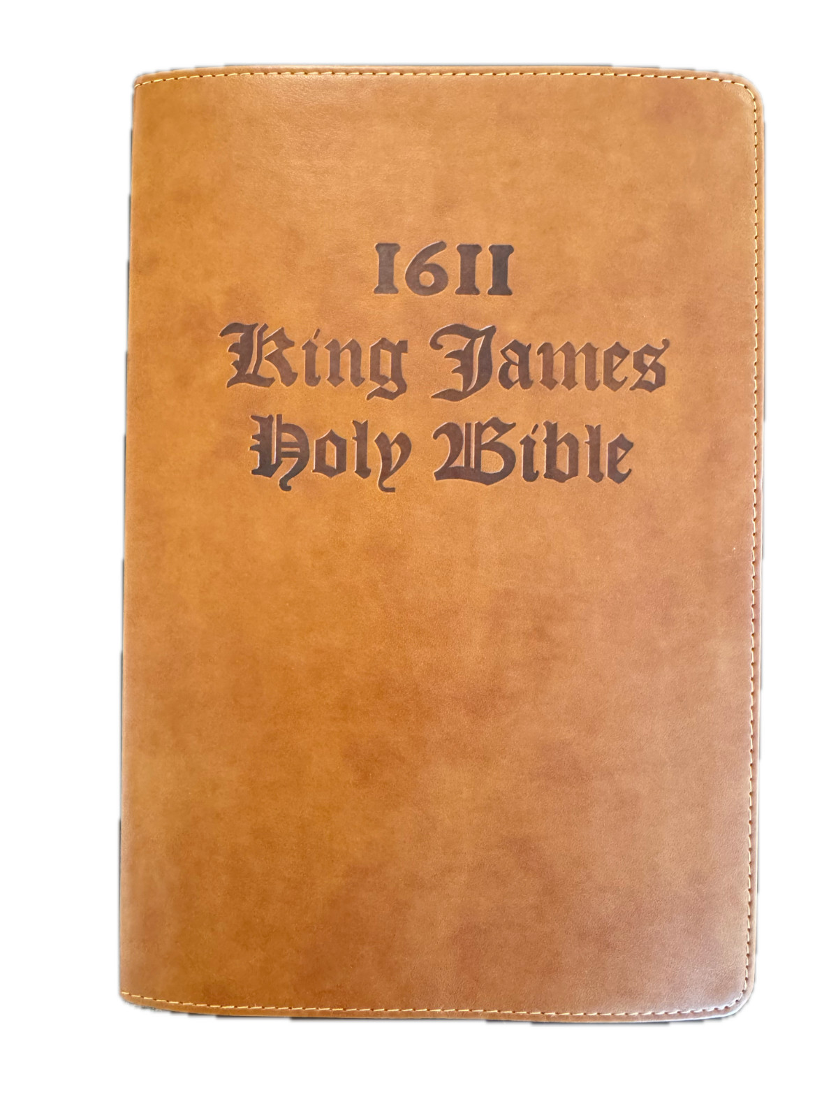 Original 1611 King James Bible KJV AV1611 Facsimile Tan w/ Apocrypha Softcover