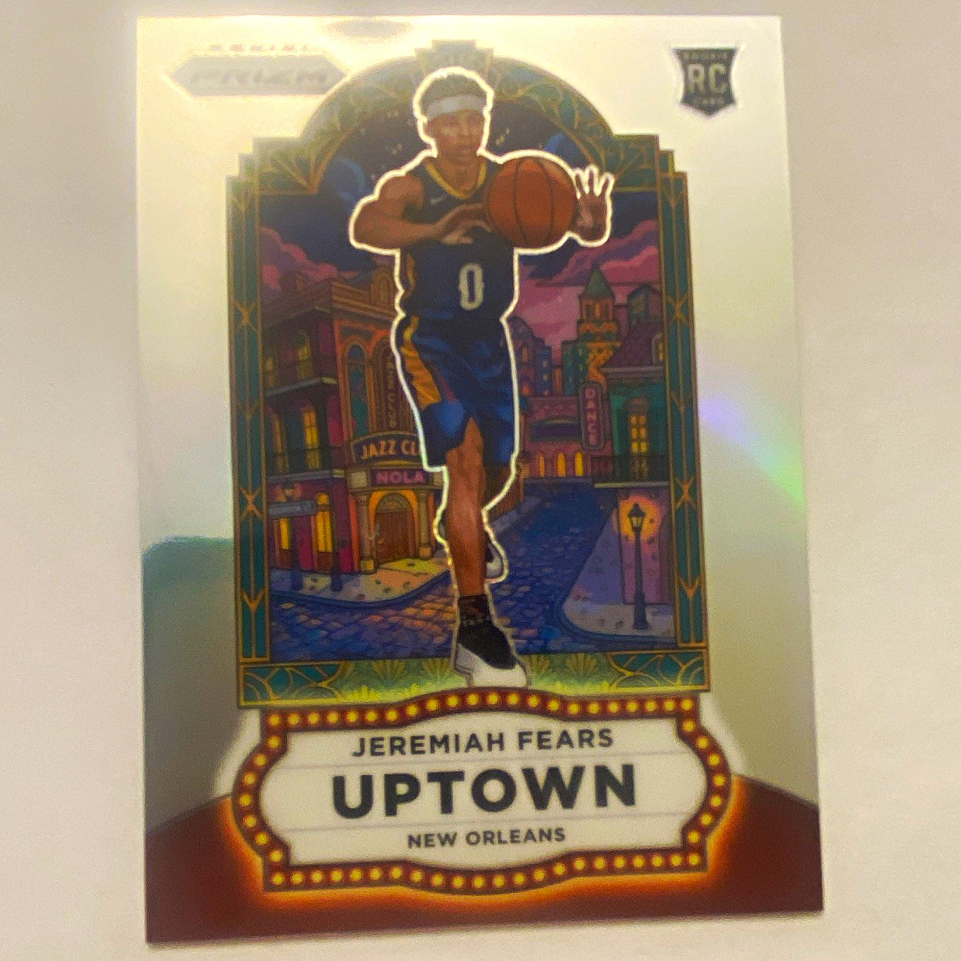 Panini 2025-26 Prizm Jeremiah Fears RC Uptown Insert No. 12 Pelicans Panini 2025-26 Prizm Jeremiah Fears RC Uptown Insert No. 12 Pelicans
