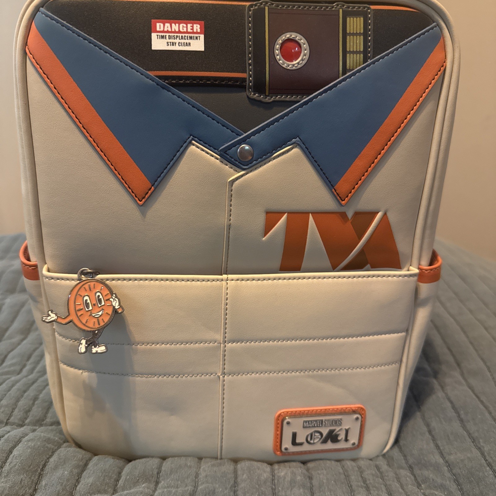 Loungefly Disney Marvel Loki TVA Variant Backpack Loungefly Disney Marvel Loki TVA Variant Backpack