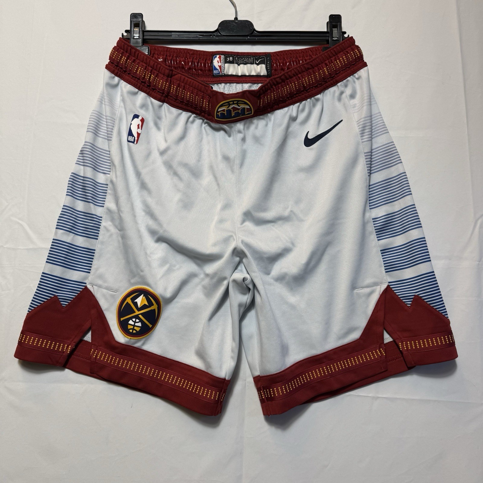 Nike Denver Nuggets Shorts 38-1 Large Authentic NBA Dri Fit ADV Game Team Issue Nike Denver Nuggets Shorts 38-1 Large Authentic NBA Dri Fit ADV Game Team Issue