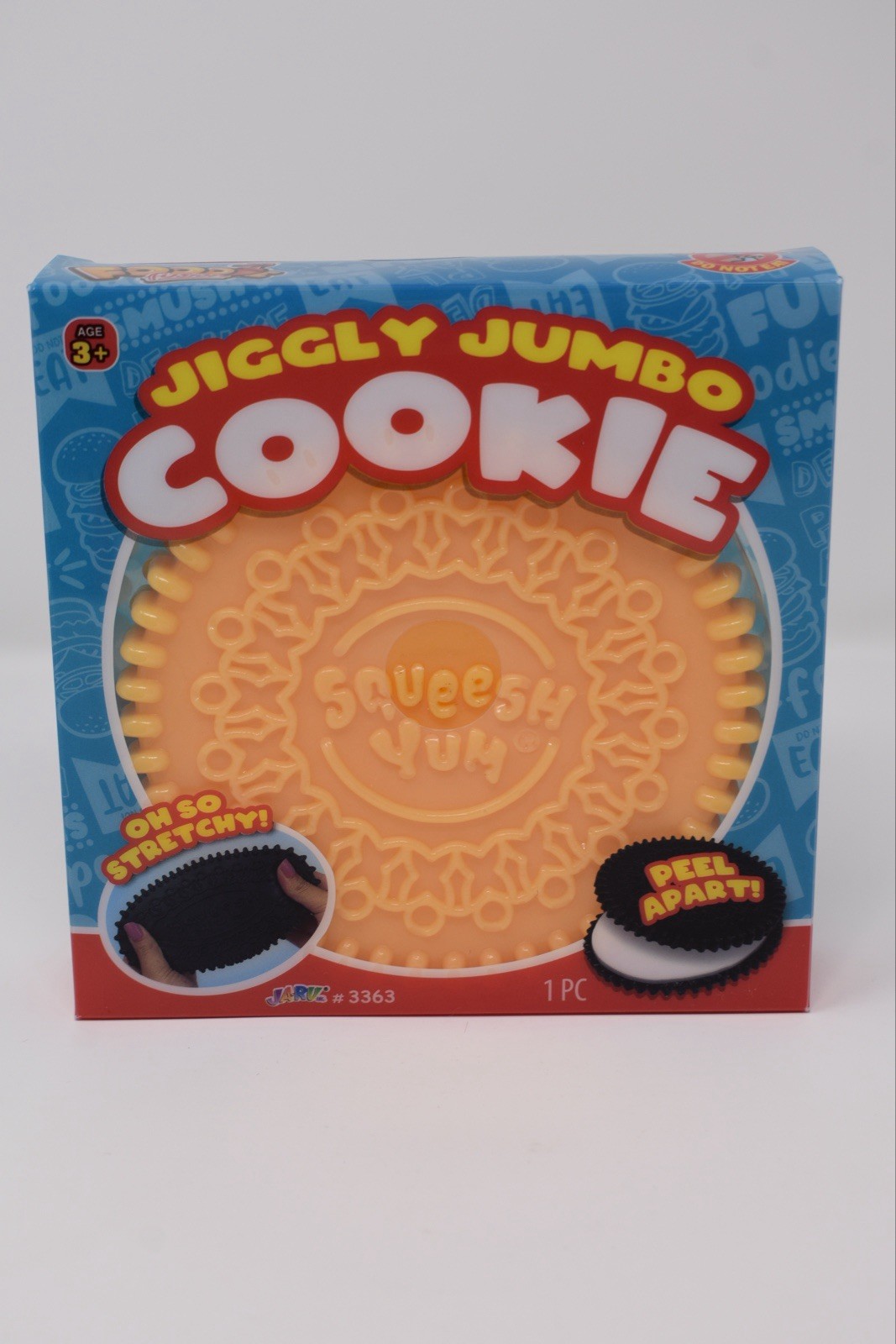 JA-RU Foodie Fusion Jiggly Jumbo Cookie Stretchy Peel Apart Squishy #3363