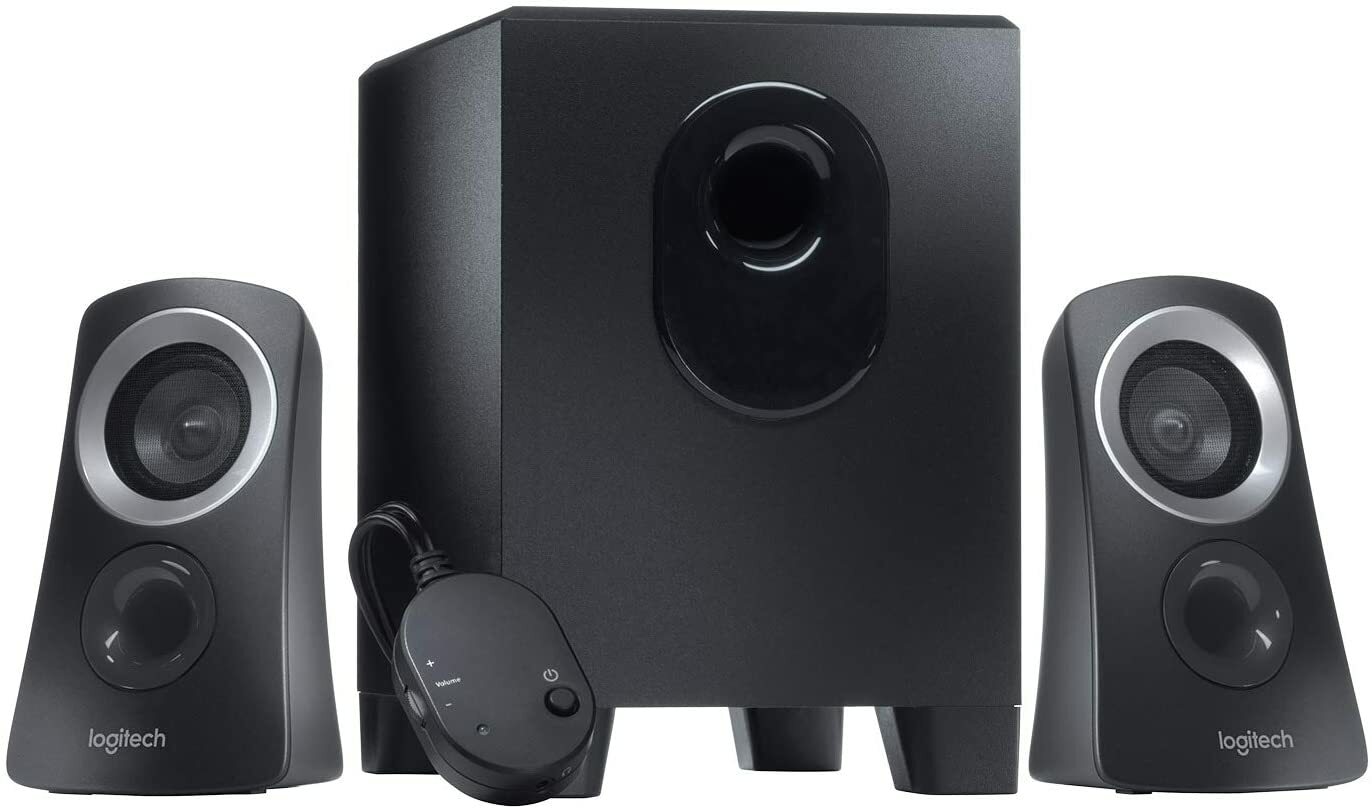 Logitech Z313 2.1-Channel Speaker System 50 Watt With Subwoofer Black For MAC PC Logitech Z313 2.1-Channel Speaker System 50 Watt With Subwoofer Black For MAC PC