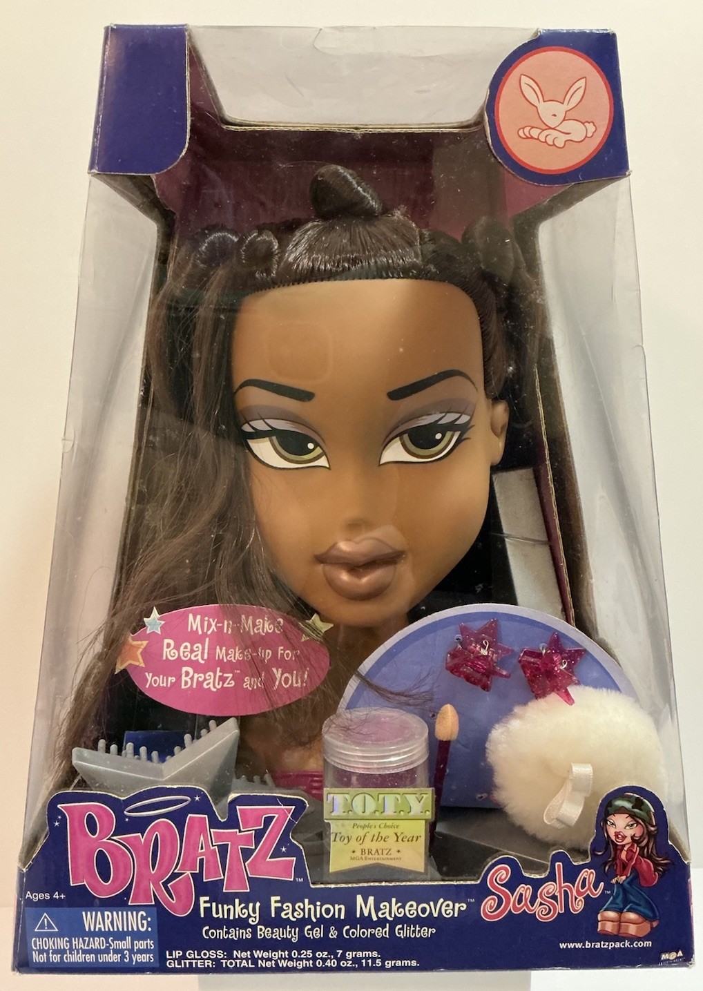 MGA BRATZ FUNKY FASHION MAKEOVER 1ST EDITION SASHA STYLING HEAD RARE NOS TOTY MGA BRATZ FUNKY FASHION MAKEOVER 1ST EDITION SASHA STYLING HEAD RARE NOS TOTY