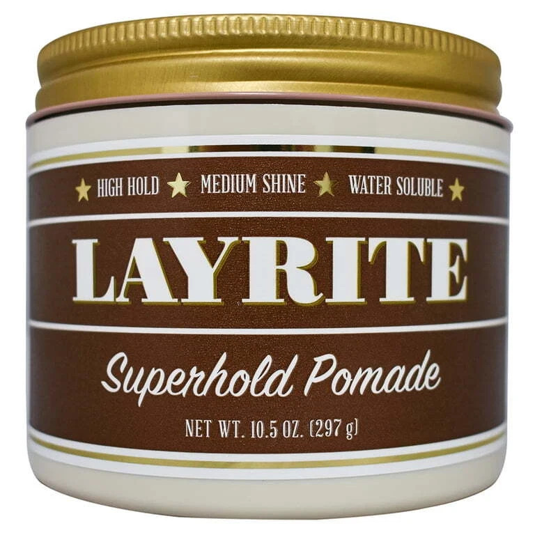 Layrite Super Hold Pomade 10.5oz/297g JUMBO NEW SEALED Layrite Super Hold Pomade 10.5oz/297g JUMBO NEW SEALED