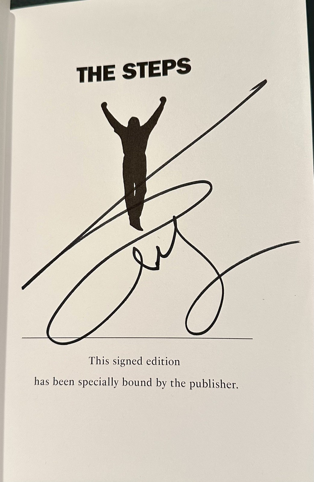 Sylvester Stallone SIGNED The Steps Memoir Hardcover Autographed 1st Ed IN HAND Sylvester Stallone SIGNED The Steps Memoir Hardcover Autographed 1st Ed IN HAND