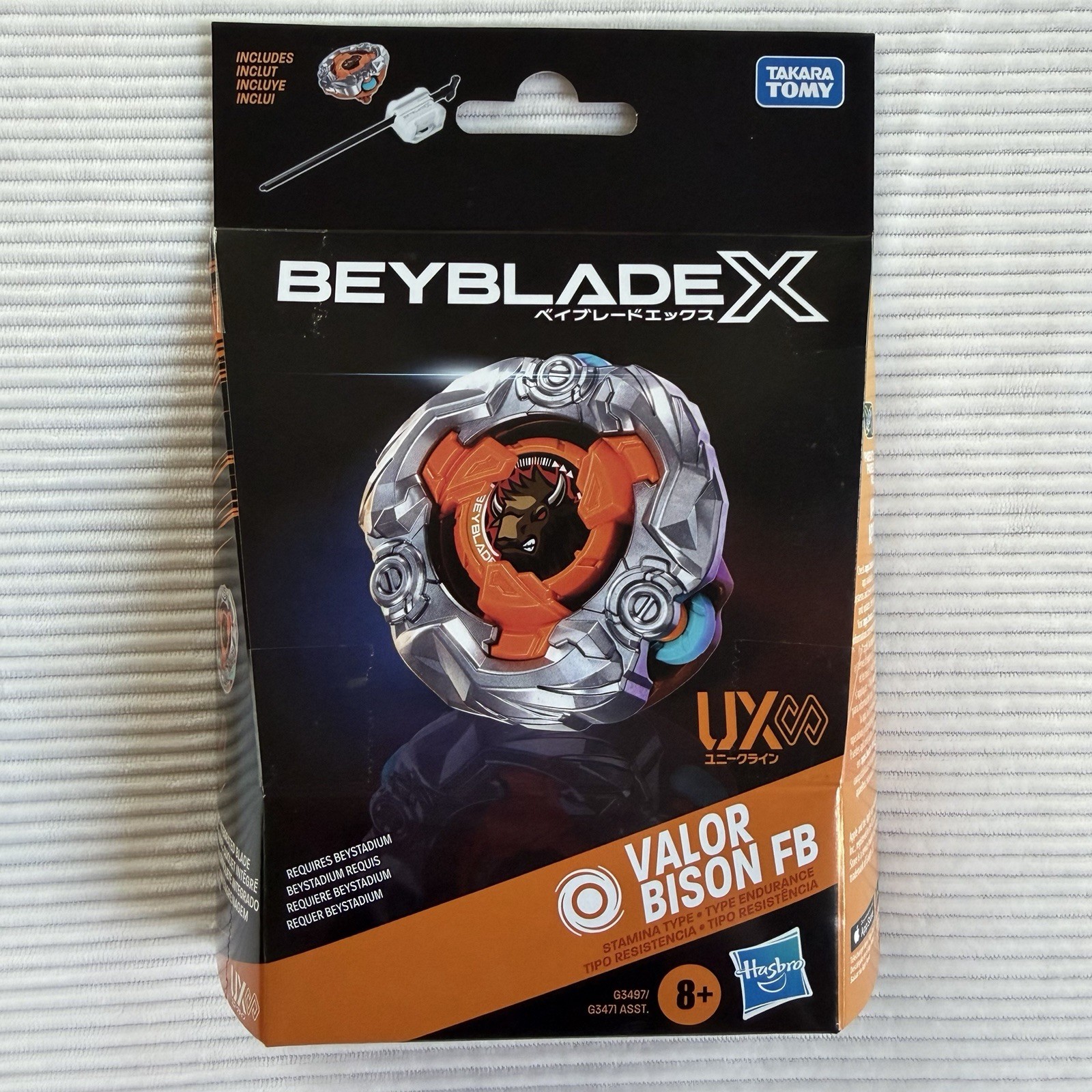 2026 Hasbro Beyblade X Valor Bison FB UX Infinity Takara Tomy US SELLER IN HAND