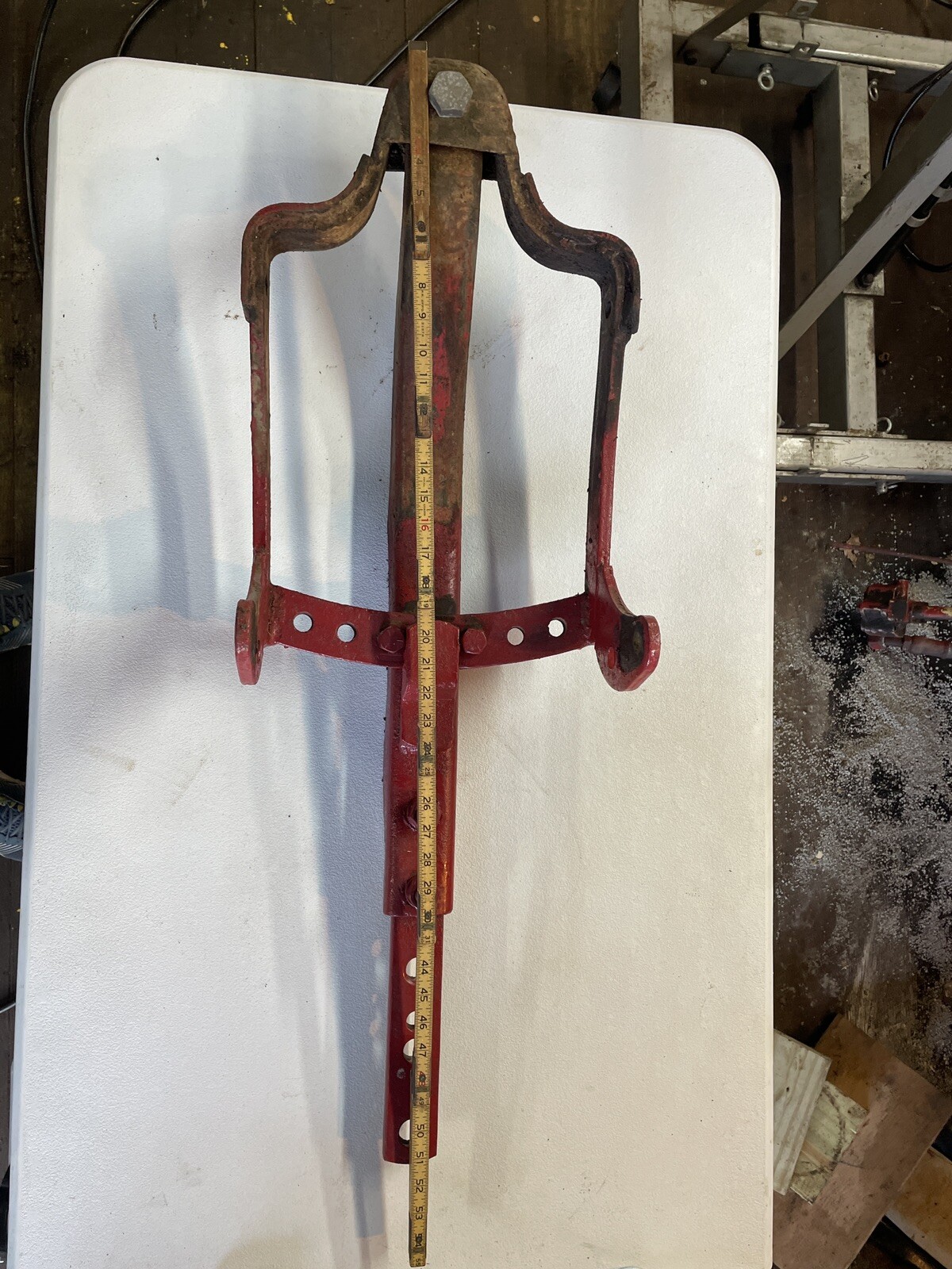 Rare Complete 1958 International 240 Utility Drawbar Frame And Hitch Rare Complete 1958 International 240 Utility Drawbar Frame And Hitch