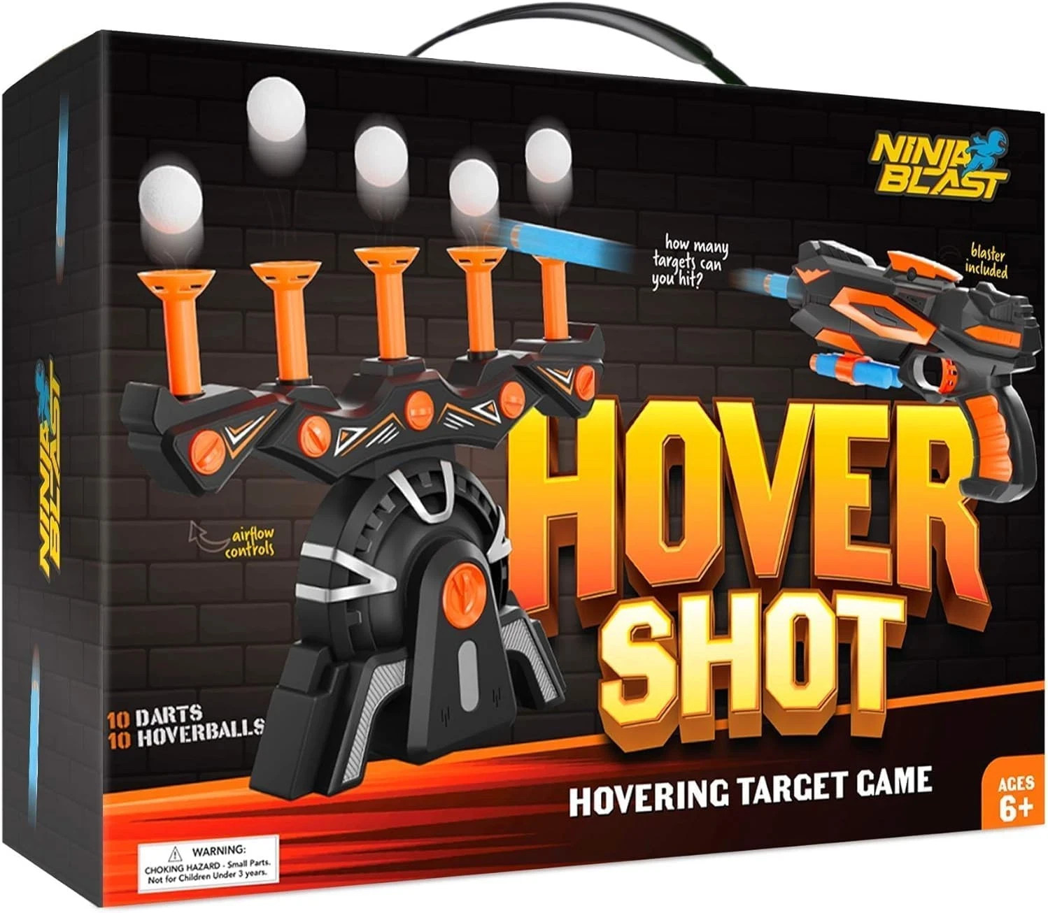Hover Shot Shooting Toy for Kids  Ball Target Game for Nerf Guns Cool Birthday G