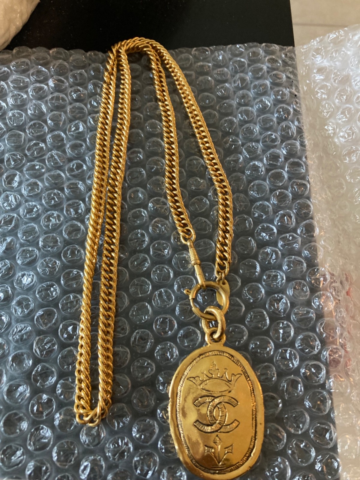 Vintage Chanel Gold Plated Necklace Vintage Chanel Gold Plated Necklace