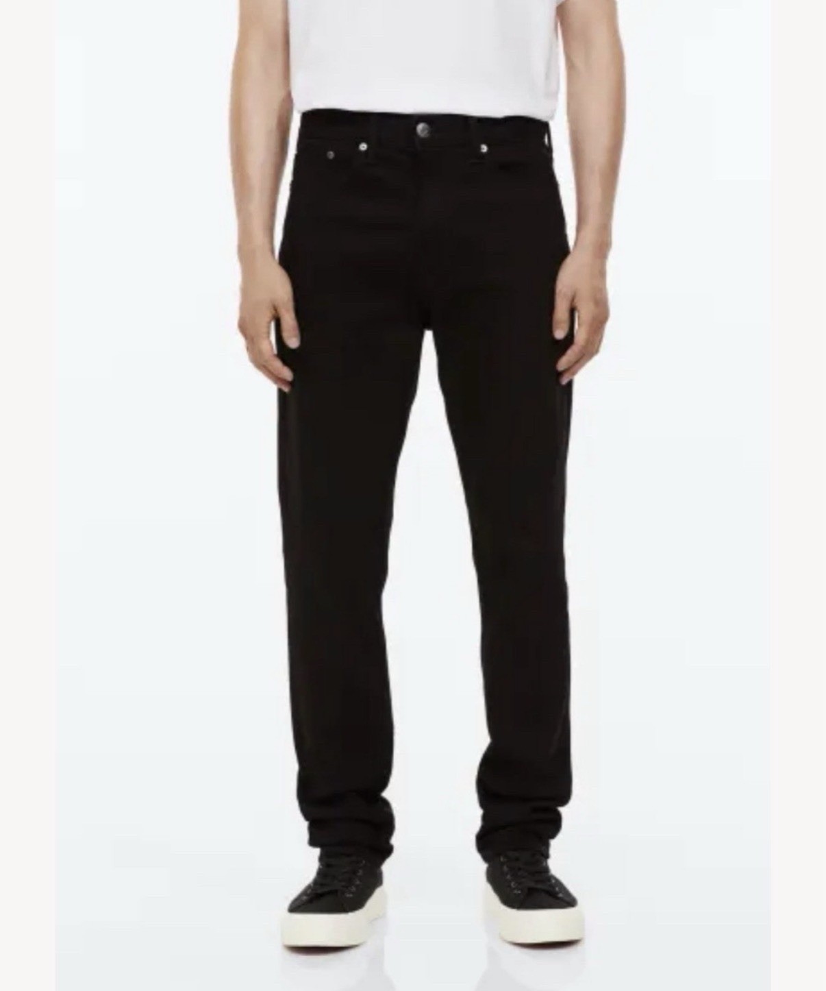 NEW H&M Men\'s Black Slim Fit Jeans Sizes 32 NEW H&M Men\'s Black Slim Fit Jeans Sizes 32