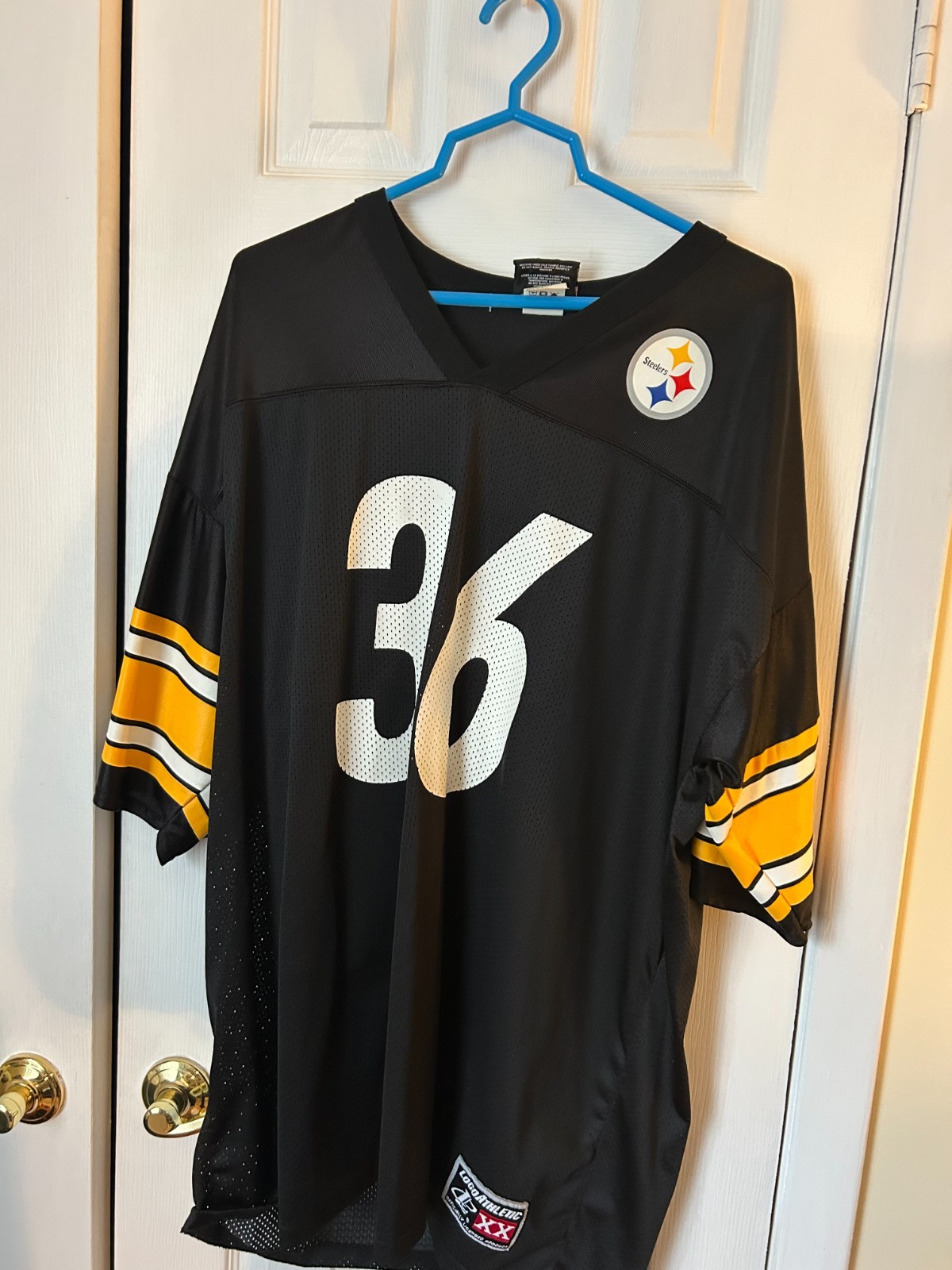 Jerome Bettis (The Bus) #36 Logo Atletic Jersey Jerome Bettis (The Bus) #36 Logo Atletic Jersey