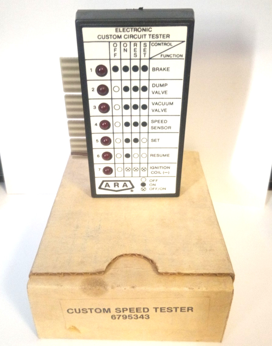 Vintage A.R.A Electronic Custom Circuit/Speed Tester 16-Pin 6795343 (NEW N.O.S.) Vintage A.R.A Electronic Custom Circuit/Speed Tester 16-Pin 6795343 (NEW N.O.S.)