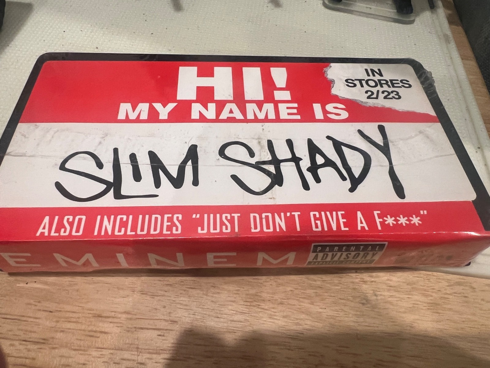 Eminem Hi My Name Is promotional V Lite VHS