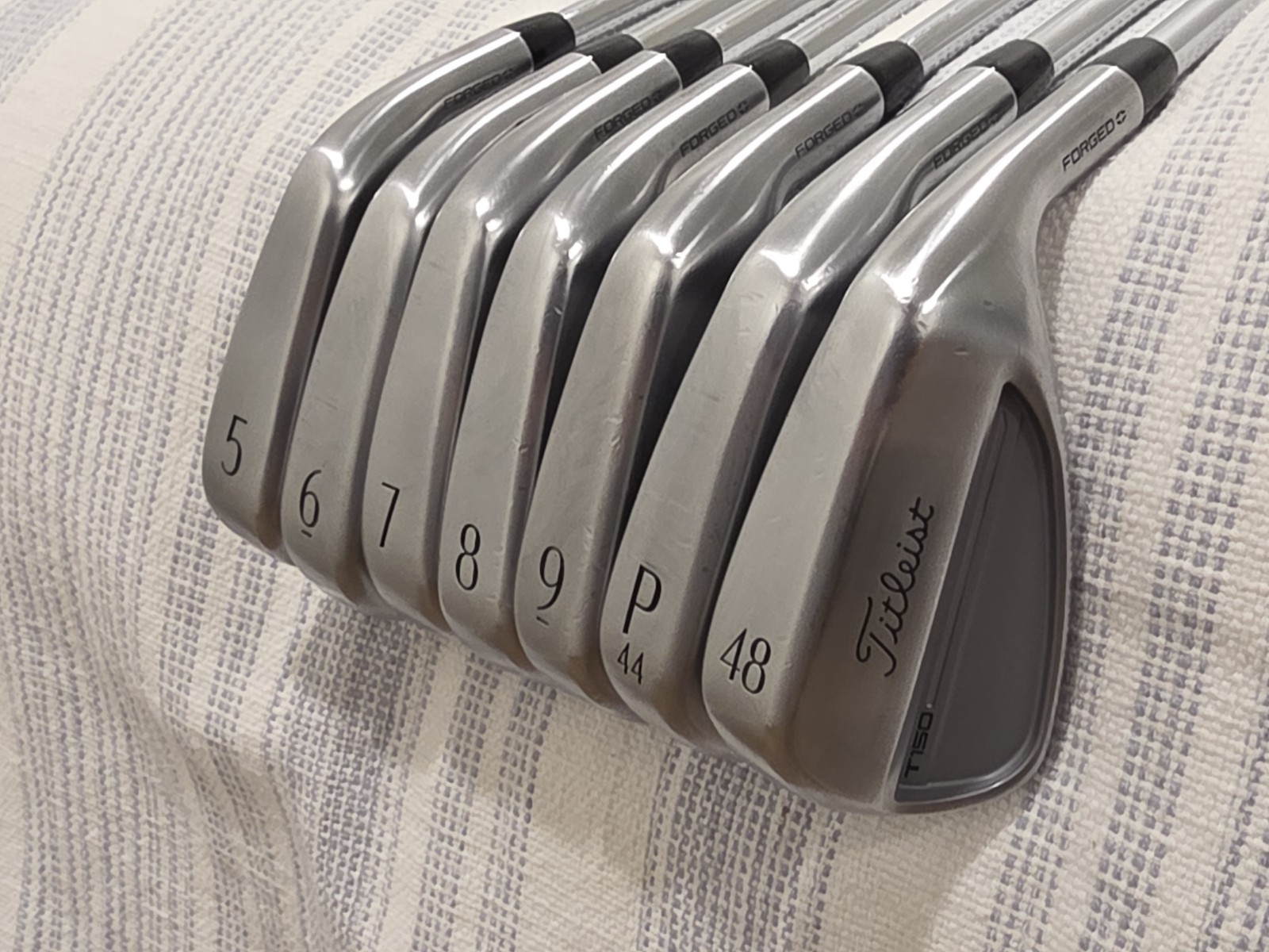 Titleist Forged 2025 T150 5-PW+48. Nippon Modus 120 X flex. STD length/lie. Titleist Forged 2025 T150 5-PW+48. Nippon Modus 120 X flex. STD length/lie.