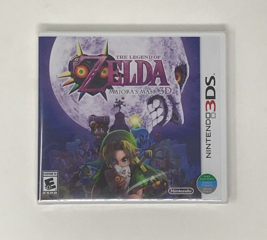 The Legend of Zelda Majora's Mask 3D Nintendo 3DS Brand New & Factory Sealed The Legend of Zelda Majora's Mask 3D Nintendo 3DS Brand New & Factory Sealed
