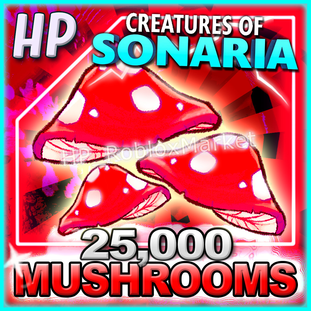 CREATURES OF SONARIA🍄[ 25K - 10M Mushrooms / MUSH]⚡FASTEST DELIVERY・COS⚡million