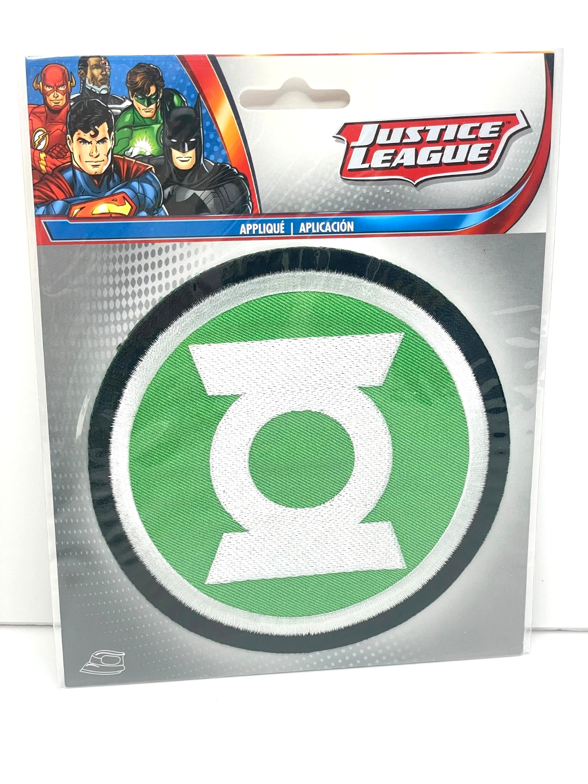 4.75“ ROUND DC COMICS GREEN LANTERN LOGO JUSTICE LEAGUE IRON ON PATCH APPLIQUÉ