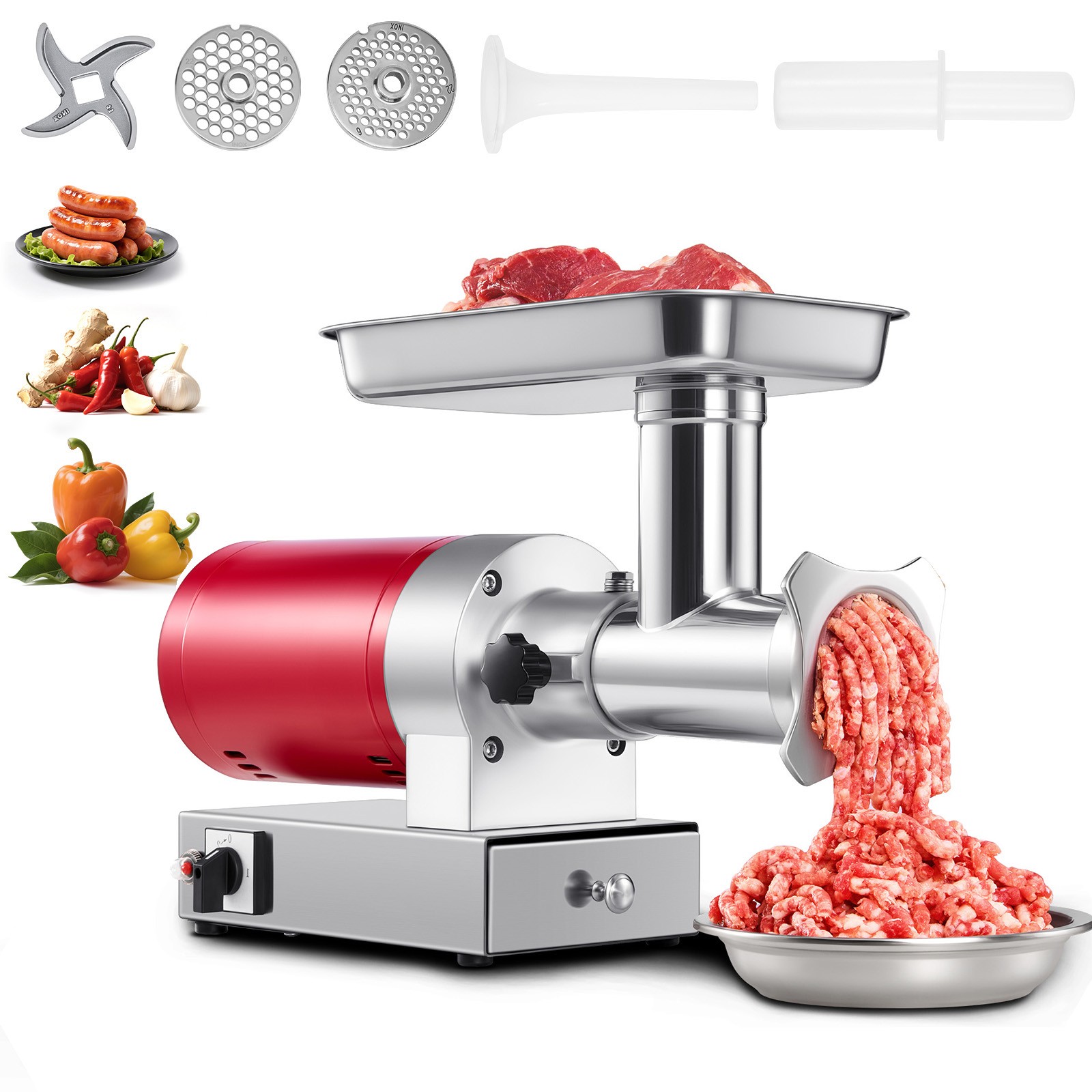 Uimoso 660lbs/H Commercial Electric Meat Grinder Mincer Machine Sausage Maker Uimoso 660lbs/H Commercial Electric Meat Grinder Mincer Machine Sausage Maker
