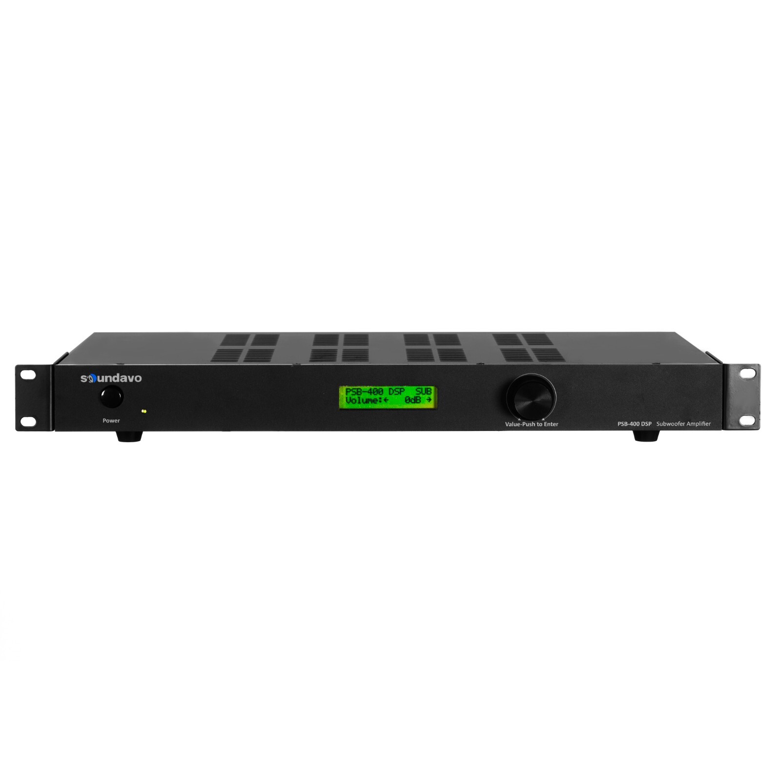 Soundavo PSB-400DSP Class D Subwoofer Amplifier with DSP and LCD Presets Display