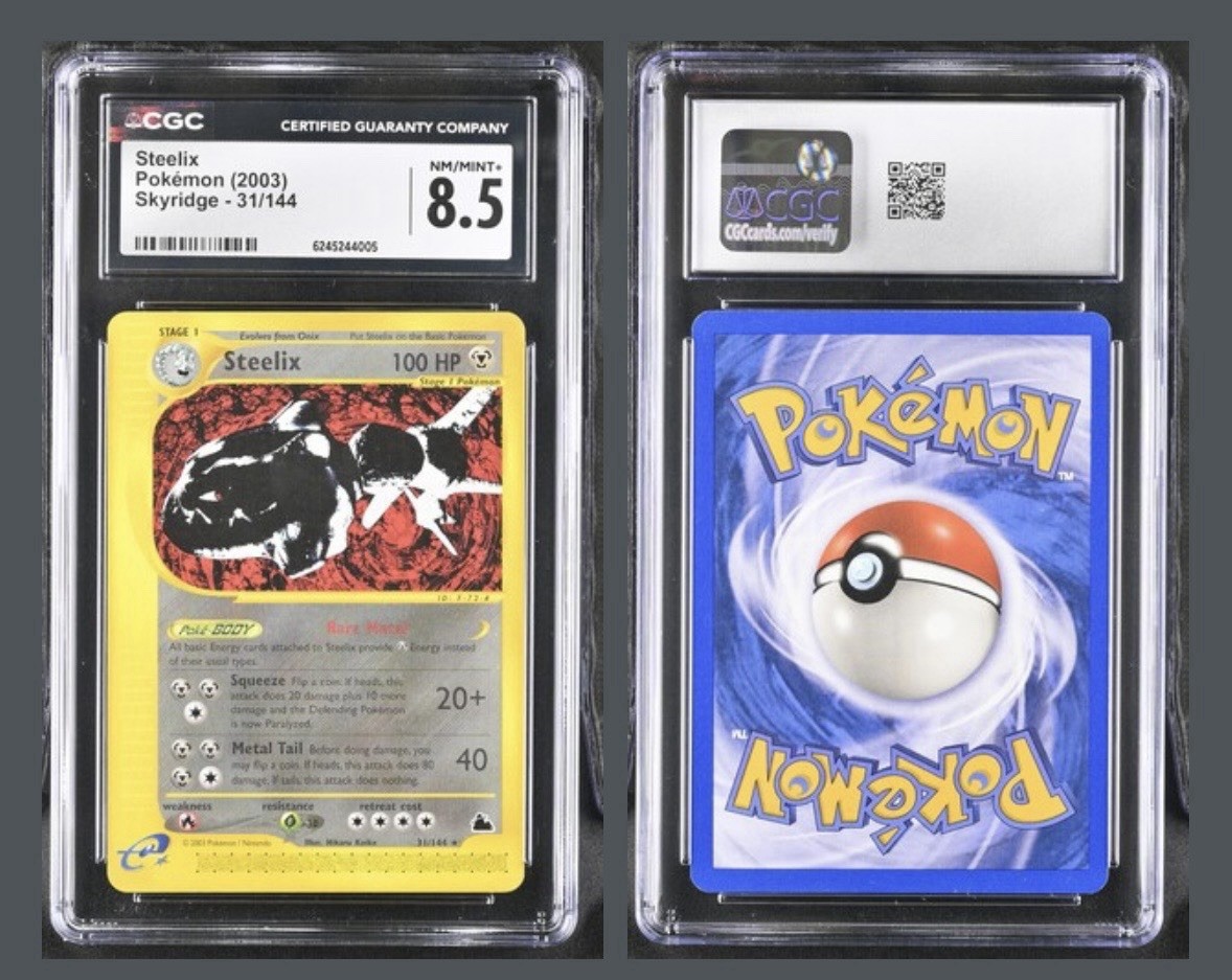 Pokemon Steelix 31 - Aquapolis - CGC 8.5