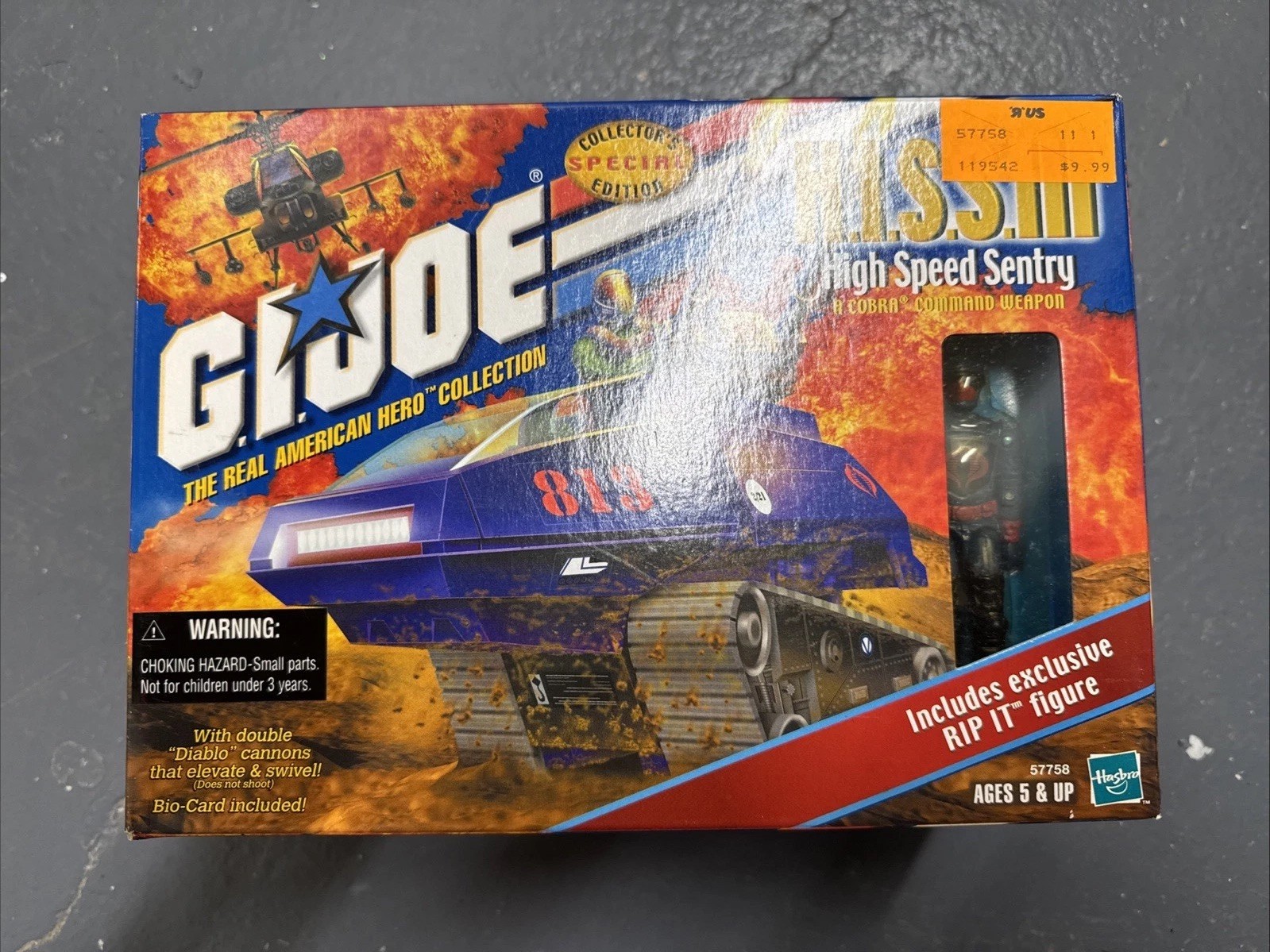 2000 Hasbro GI JOE HISS III High Speed Sentry with Rip It figure (NEW) 2000 Hasbro GI JOE HISS III High Speed Sentry with Rip It figure (NEW)