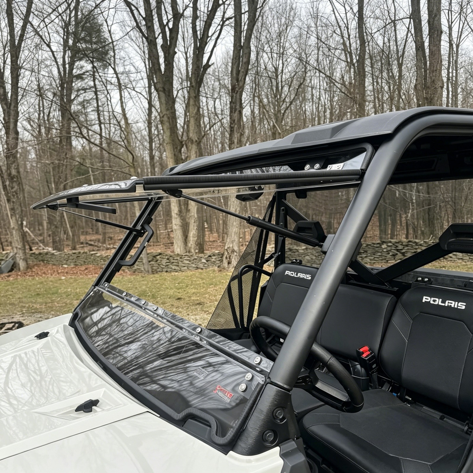 Front Flip Windshield Window For Polaris Ranger XP 1000/ Crew XP 1000 2017-2026 Front Flip Windshield Window For Polaris Ranger XP 1000/ Crew XP 1000 2017-2026