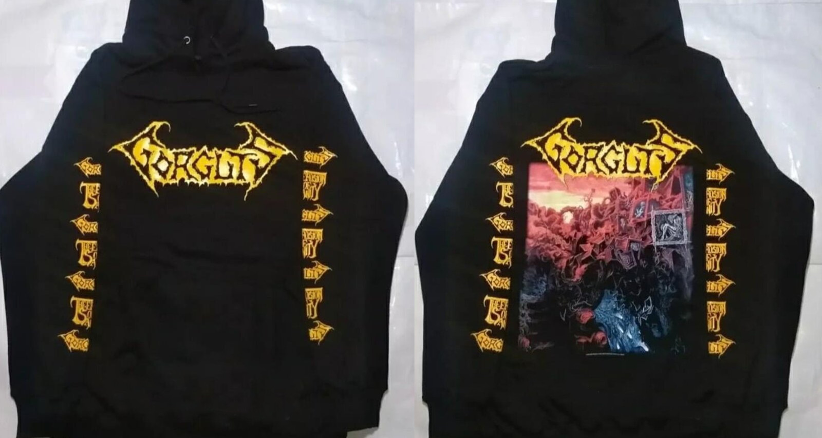 Gorguts - Erosion of Sanity Hoodie Black All Size S-5Xl AM1085