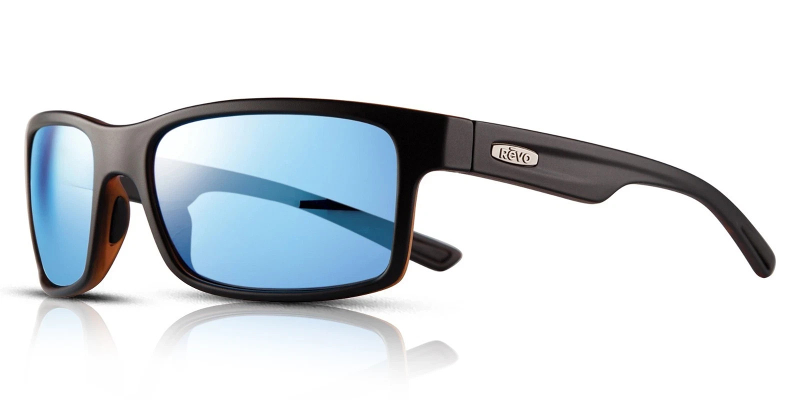 Revo Sunglasse CRAWLER XL Matte Black Frame / Blue Water POLARIZED Lens RE1071