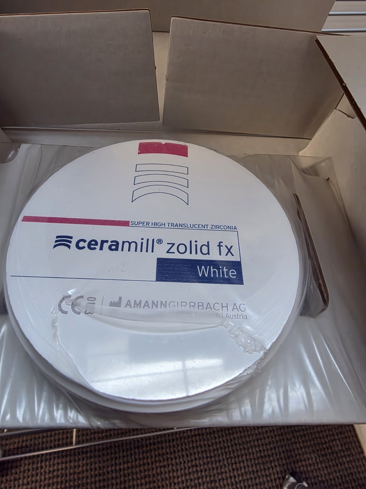 AMANN GIRRBACH -ceramill zolid fx White. 98x20 AMANN GIRRBACH -ceramill zolid fx White. 98x20