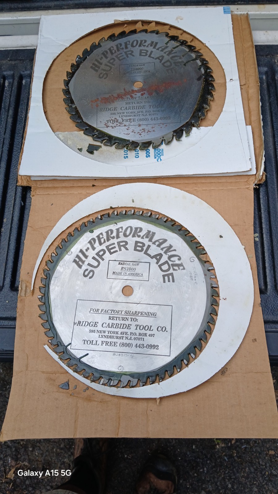 2 Ridge High Performance Carbide Saw Blades TS 2000 40 Teeth