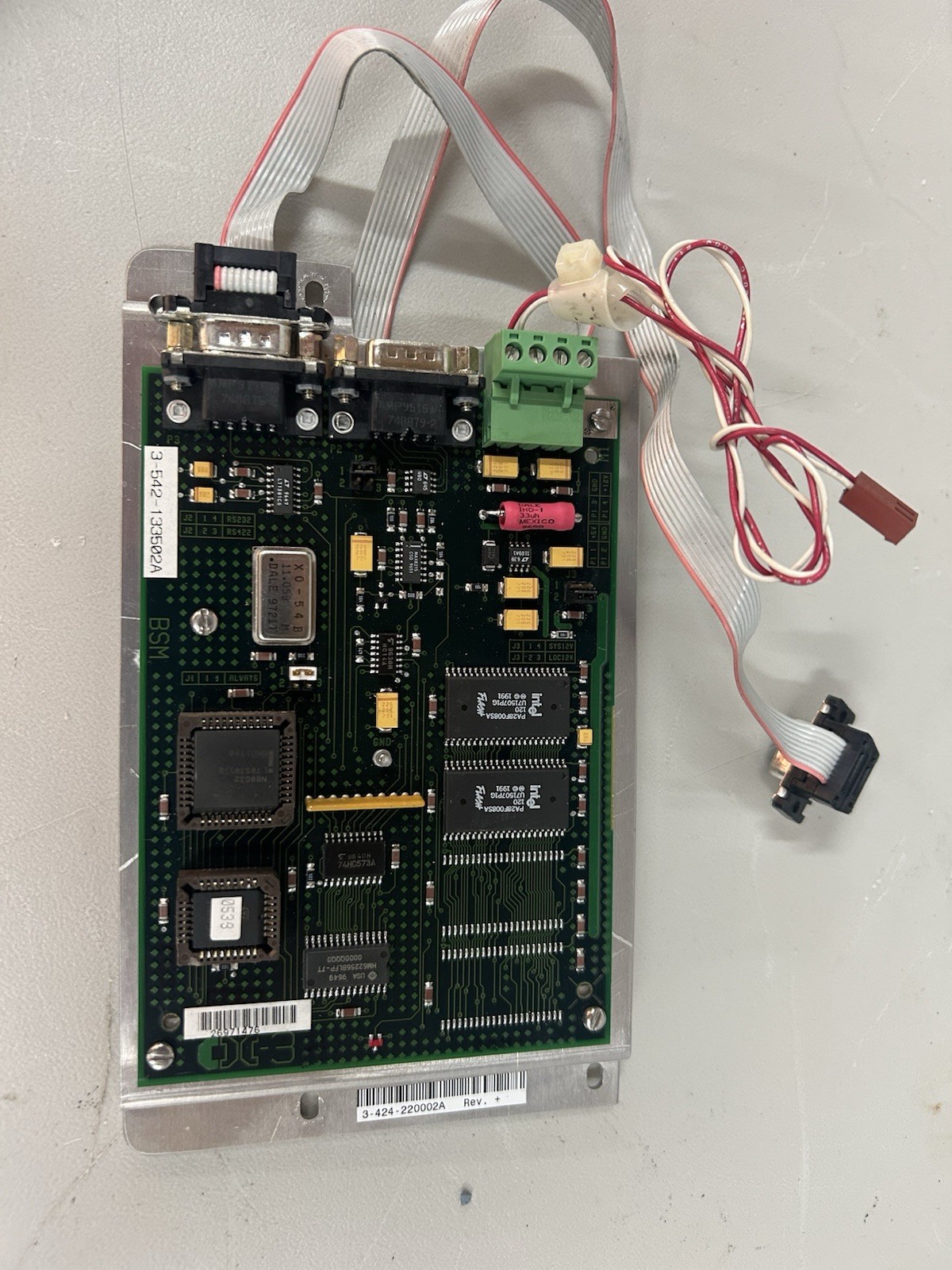 CINCINNATI MILACRON Circuit Board BSM 3-542-133502A, 3-424-220002A CINCINNATI MILACRON Circuit Board BSM 3-542-133502A, 3-424-220002A