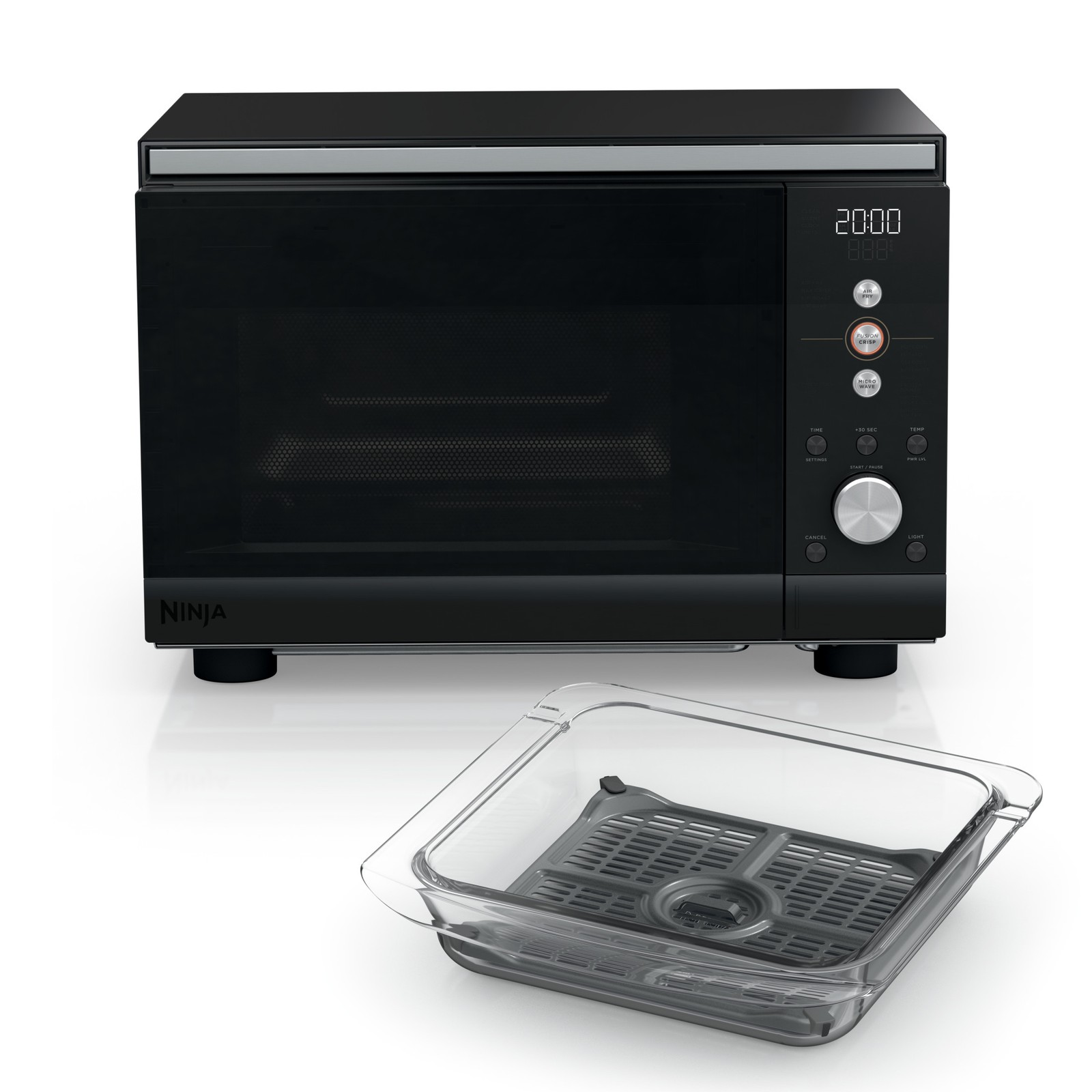 Ninja Crispi Microwave Air Fryer 14-in-1 FusionCrisp MW101BK1 Black NEW Sealed