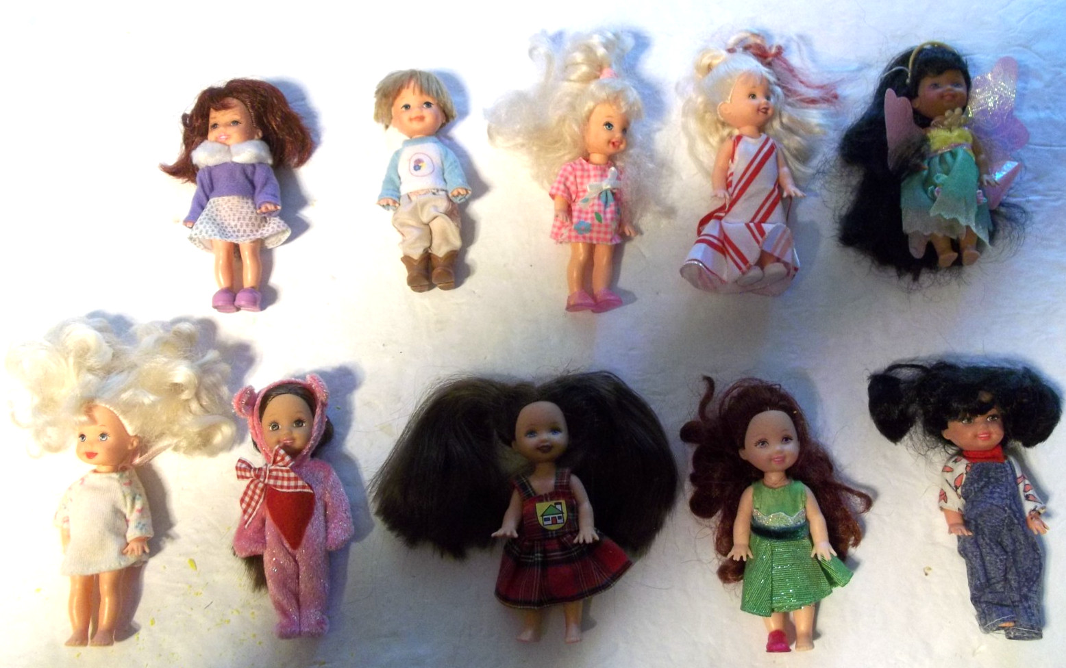 Vintage Barbie Kelly Tommy & Friends 10 Dolls Lot 8 Vintage Barbie Kelly Tommy & Friends 10 Dolls Lot 8