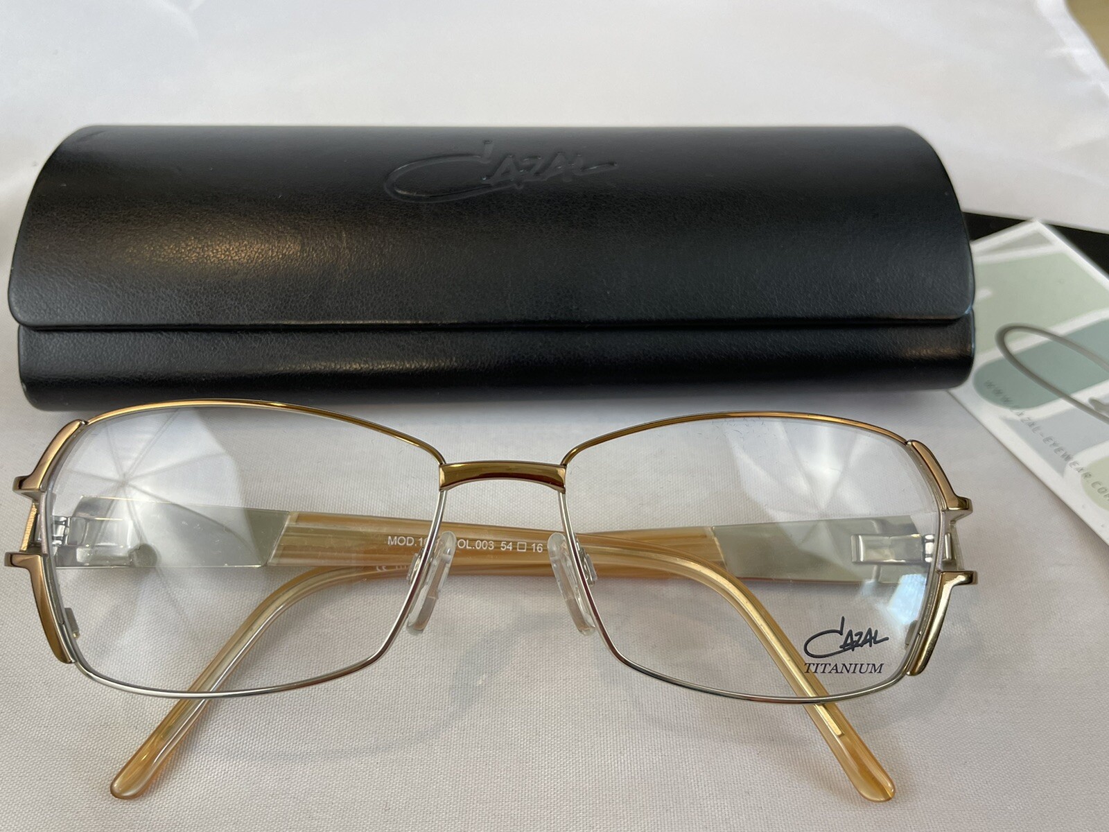 Vintage NOS CAZAL Eyeglasses MOD. 1088 COL 003 Titanium Frame