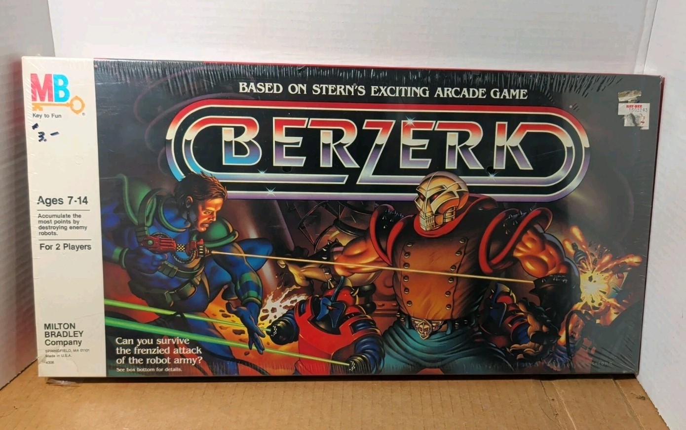 Berzerk Vintage 1983 MB Games Rare New Sealed NOS BGS