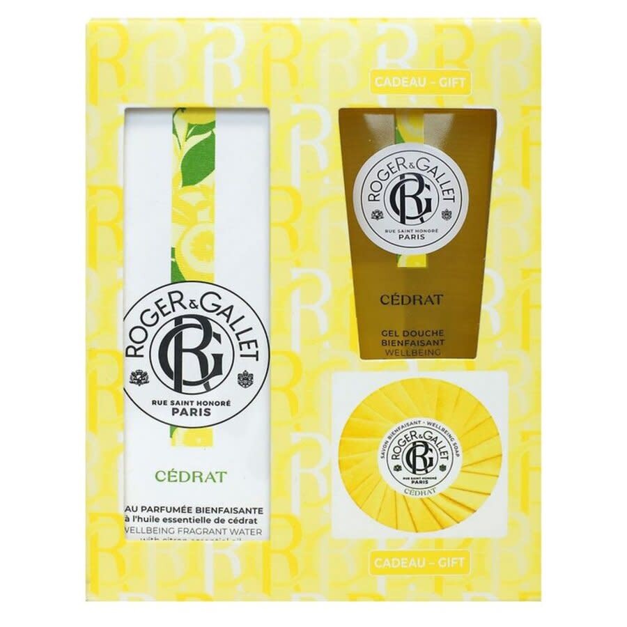 Roger and Gallet Ladies Cedrat 3pcs EDP Gift Set Fragrances 3701436920586