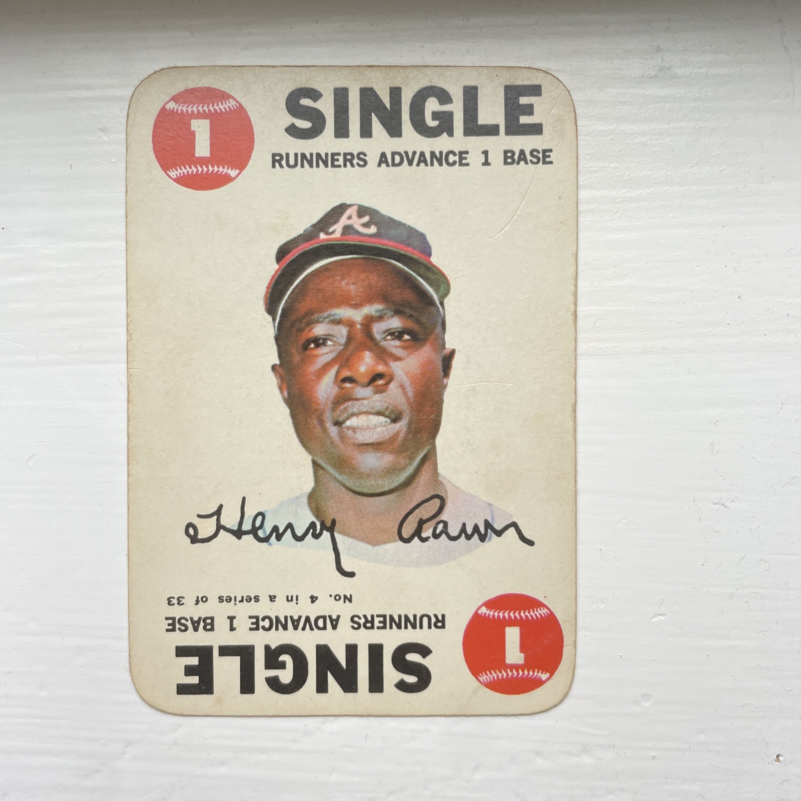 1968 Topps - Game Hank Aaron #4 1968 Topps - Game Hank Aaron #4