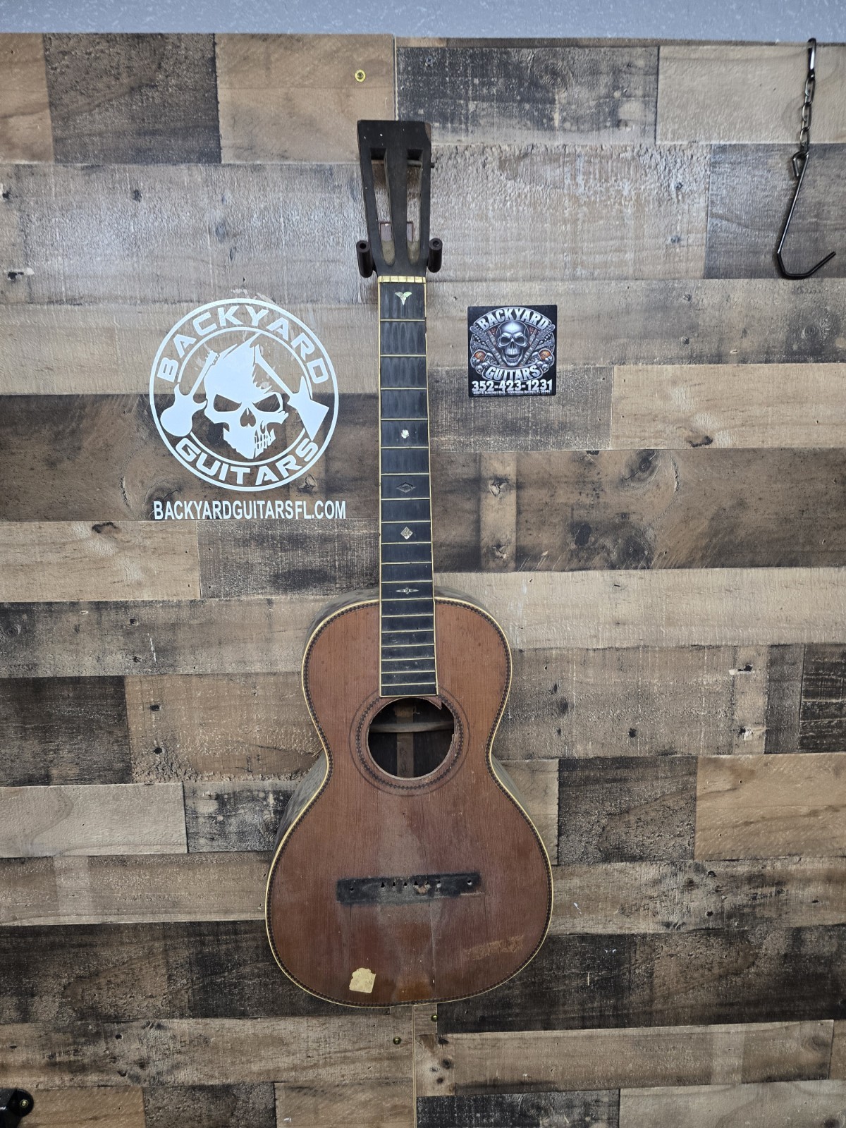 Late 1800s -  Acoustic Parlor Guitar  Washburn New Model For Repair
