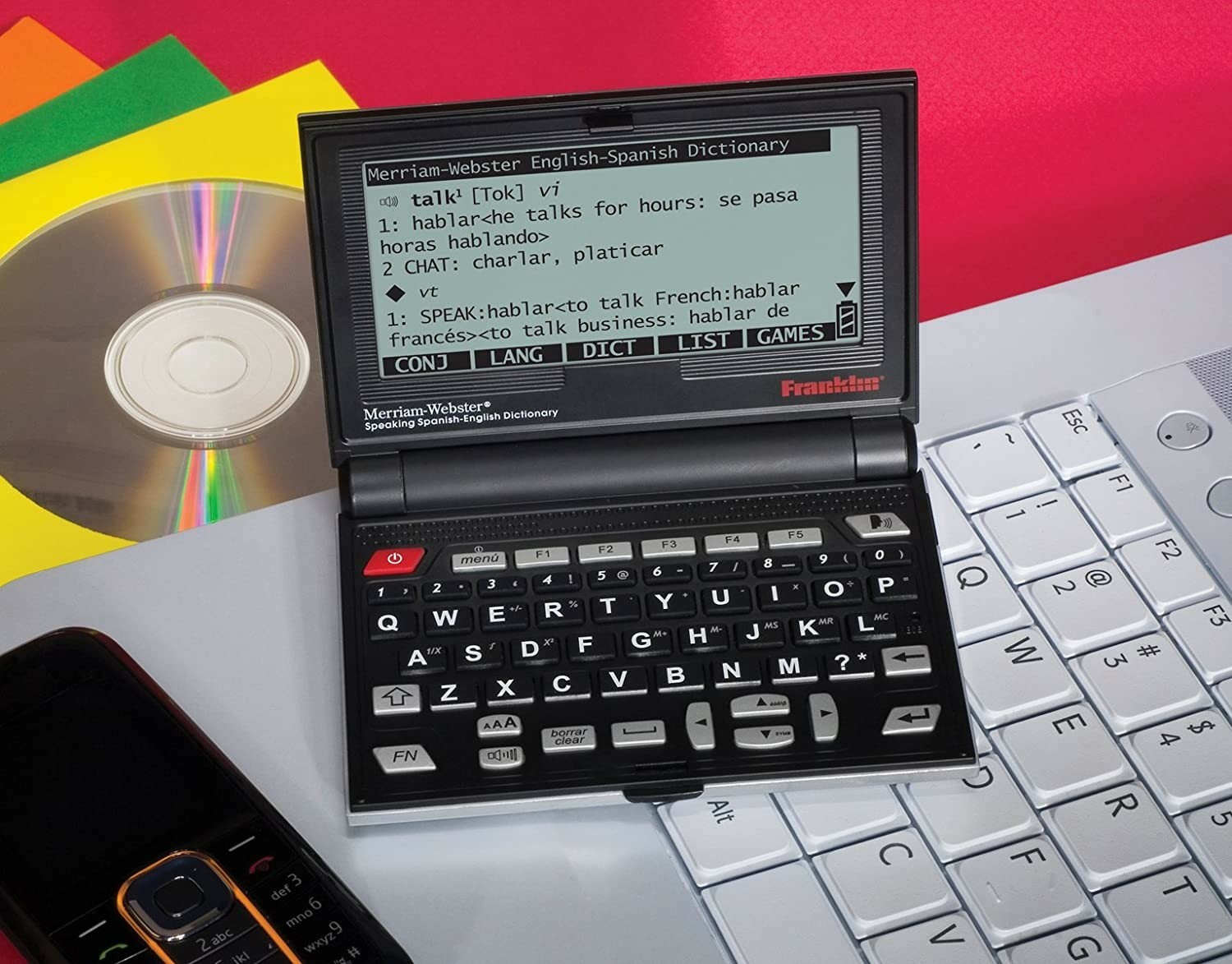 Franklin BES2100 Spanish - English Electronic Speaking Dictionary