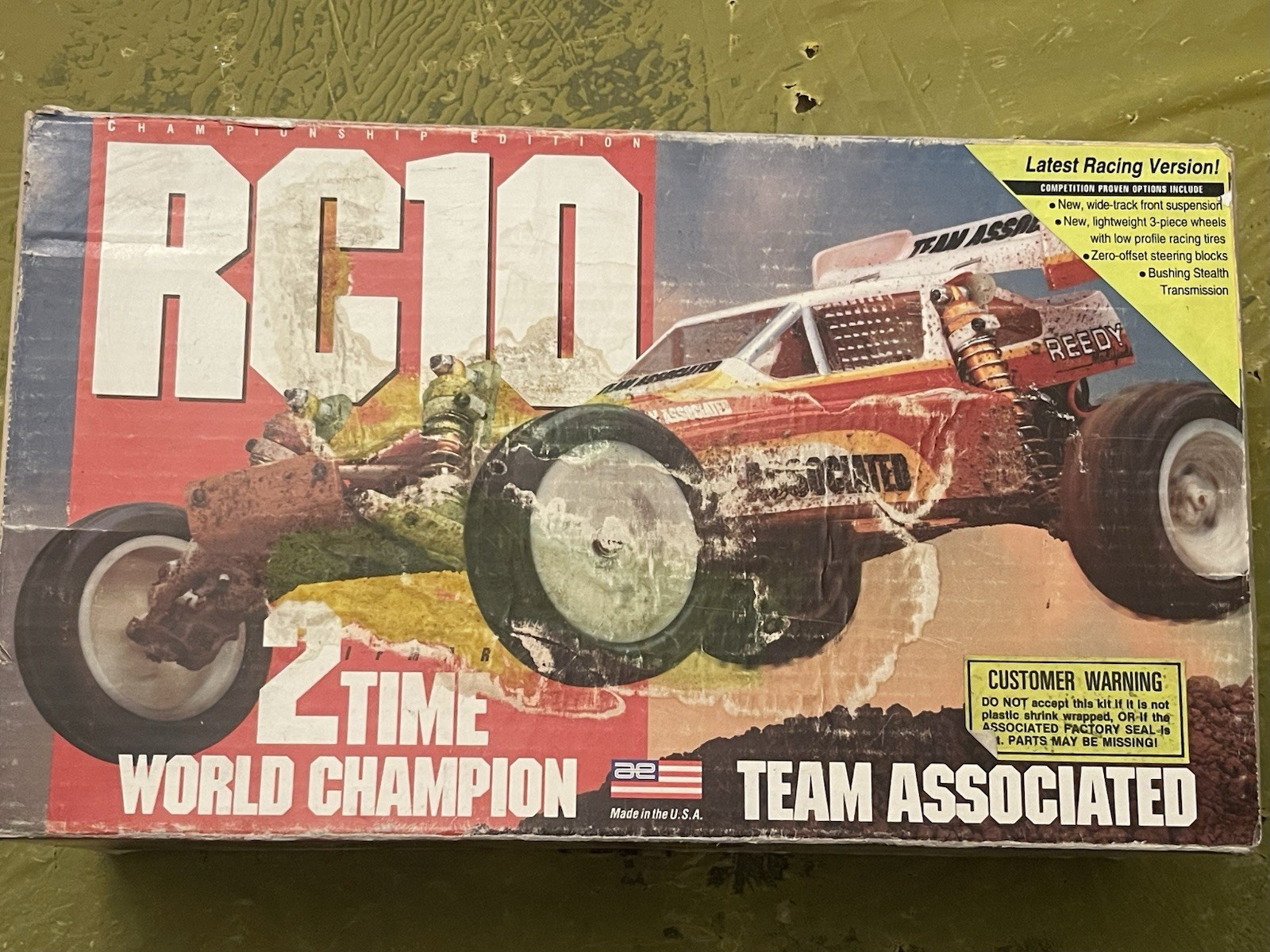 Vintage Team Associated RC10 2-Time World Champion ๐Rare Retro RC UNTESTED Vintage Team Associated RC10 2-Time World Champion ๐Rare Retro RC UNTESTED