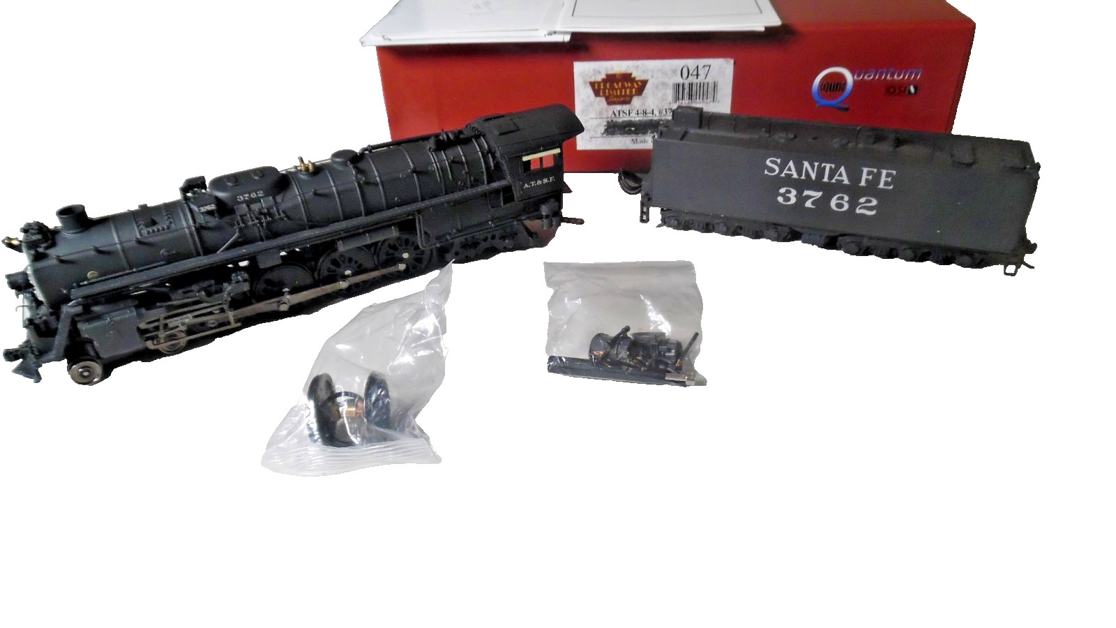 Broadway limited 047 Santa fe (AT&SF) 4-8-4 Northern 3762 DCC/Sound NIB
