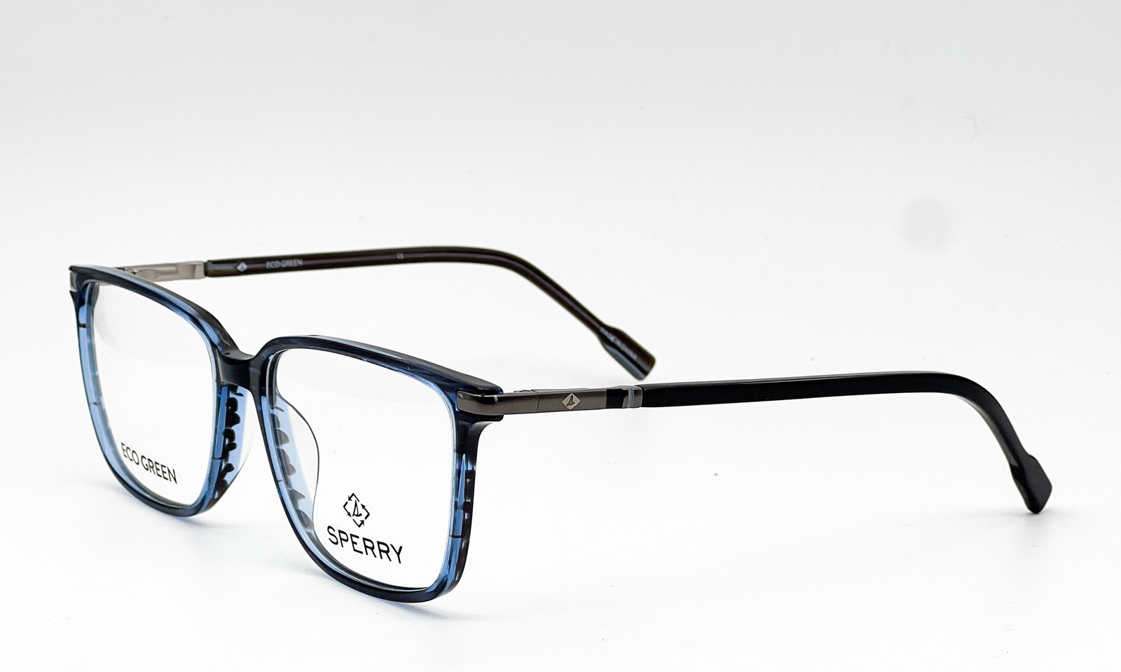 NEW SPERRY VAUGHN C01 BLACK GUNMETAL AUTHENTIC EYEGLASSES 55-16