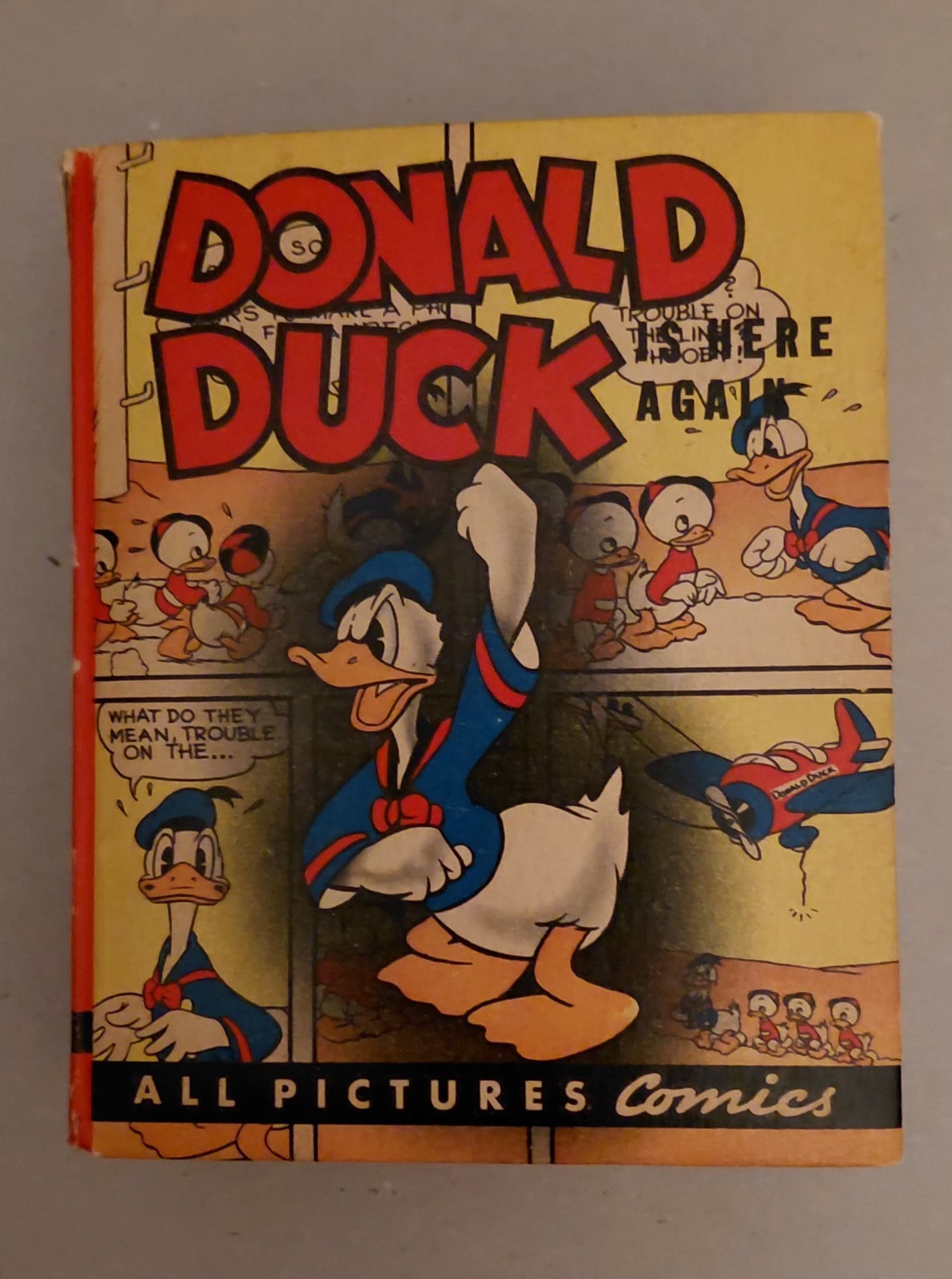 1941 Vintage, Big Little Book, Walt Disney's Donald Duck 1941 Vintage, Big Little Book, Walt Disney's Donald Duck