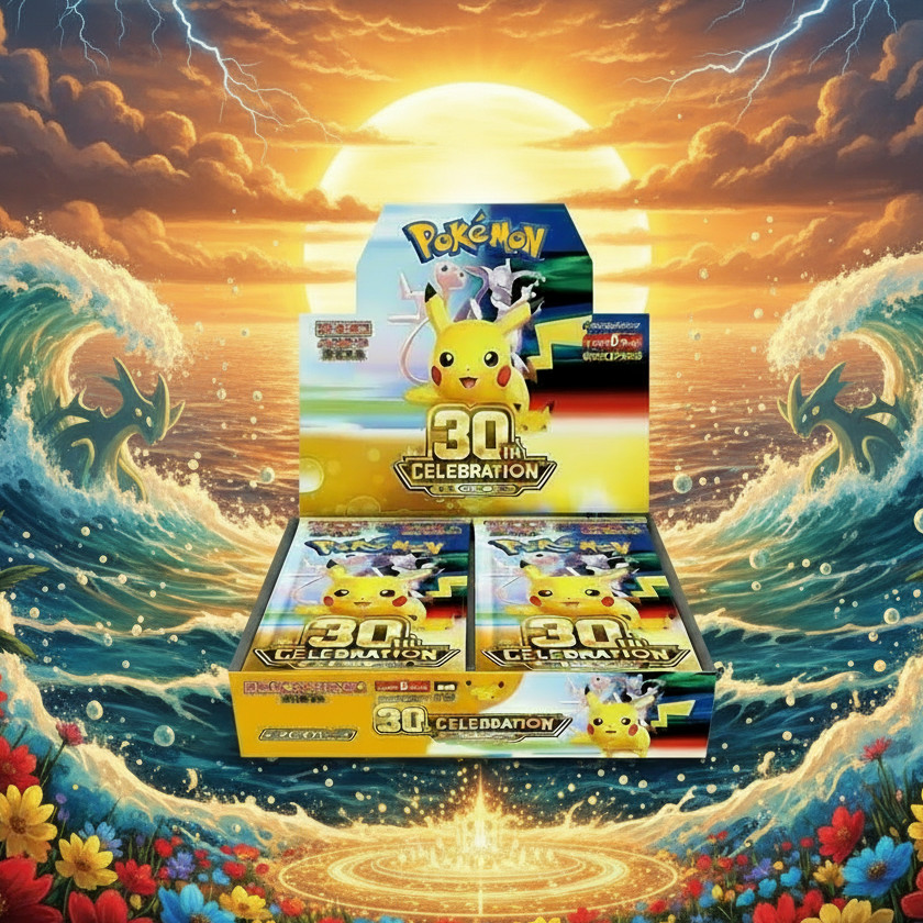 Pokémon Japanese 30th Celebration Booster Box Factory Sealed US SELLER
