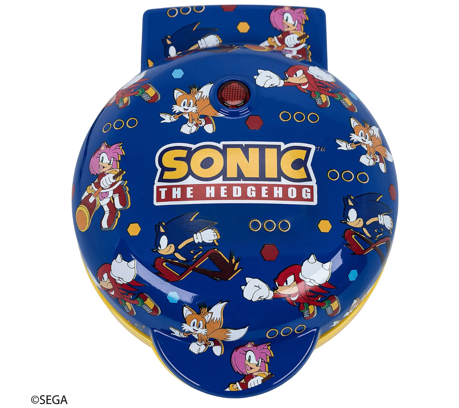 Uncanny Brands Sonic the Hedgehog Mini Waffle M aker Uncanny Brands Sonic the Hedgehog Mini Waffle M aker